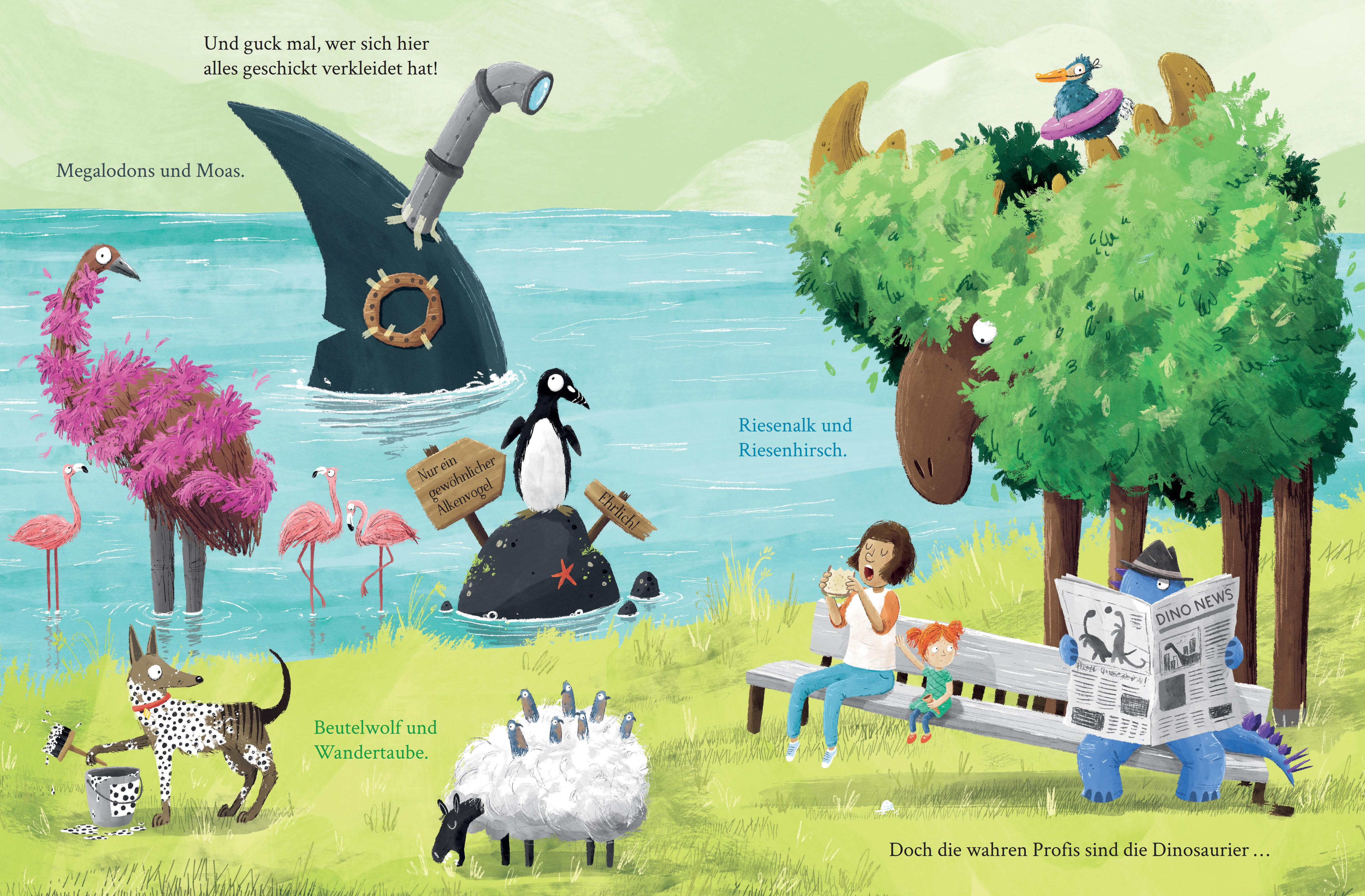 Beispielinhalt (Bild) Natürlich gibt es Dodos! - Wir haben uns nur verkleidet