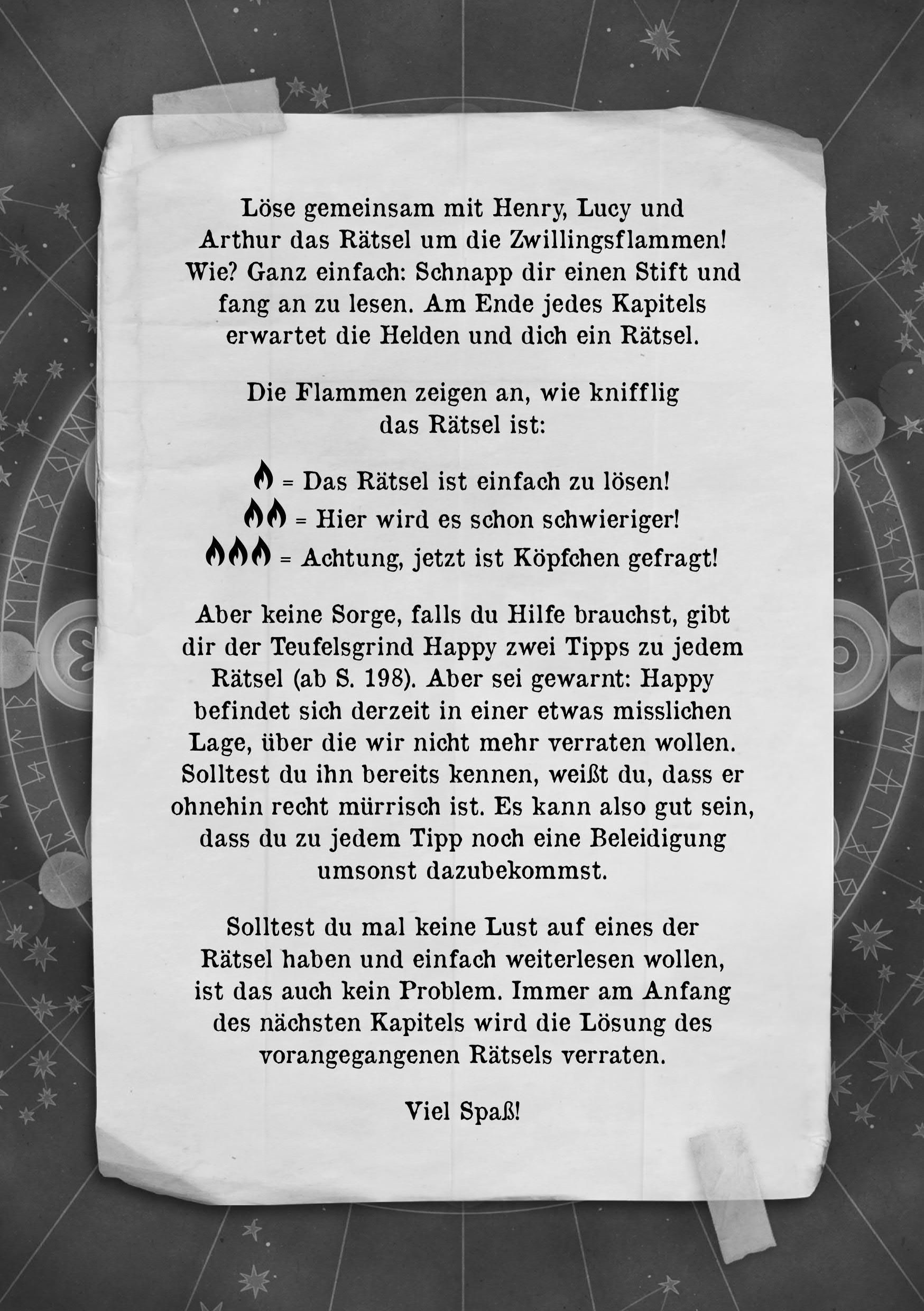 Beispielinhalt (Bild) Die geheime Drachenschule: Löse das Rätsel der Zwillingsflammen