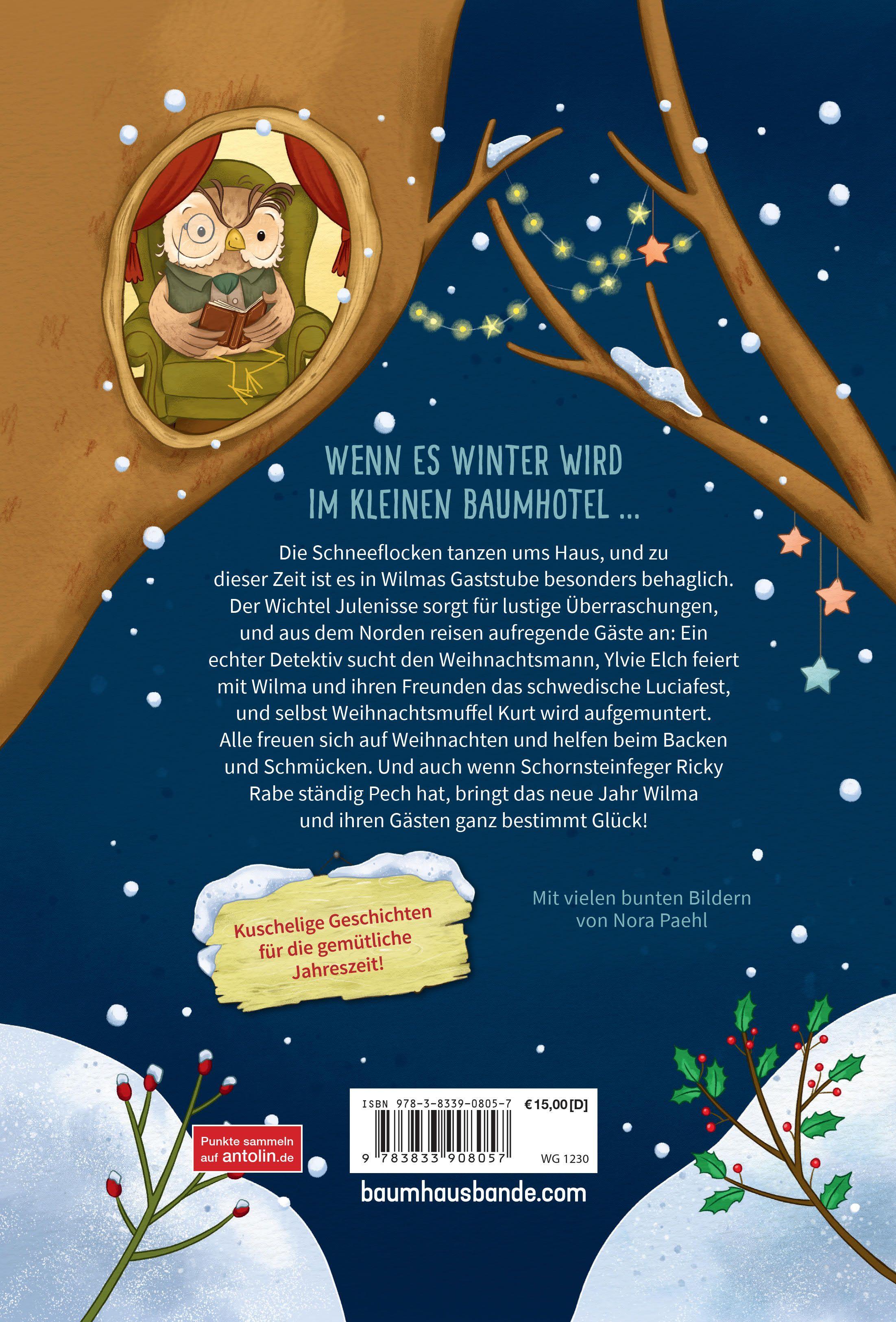 Beispielinhalt (Bild) Wilma Walnuss - Winter und Weihnachten im kleinen Baumhotel, Band 3