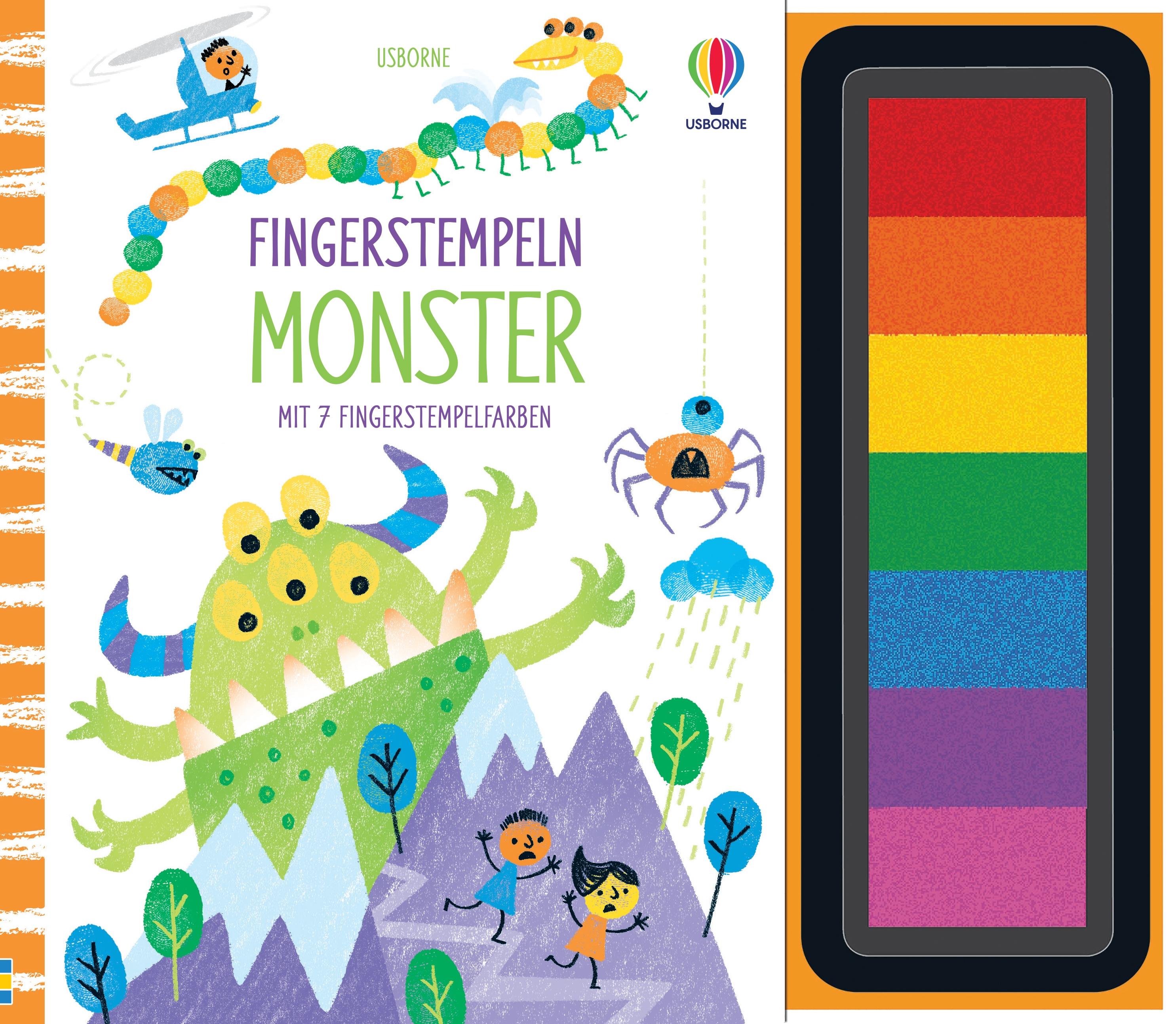 Vorderes Coverbild Fingerstempeln: Monster
