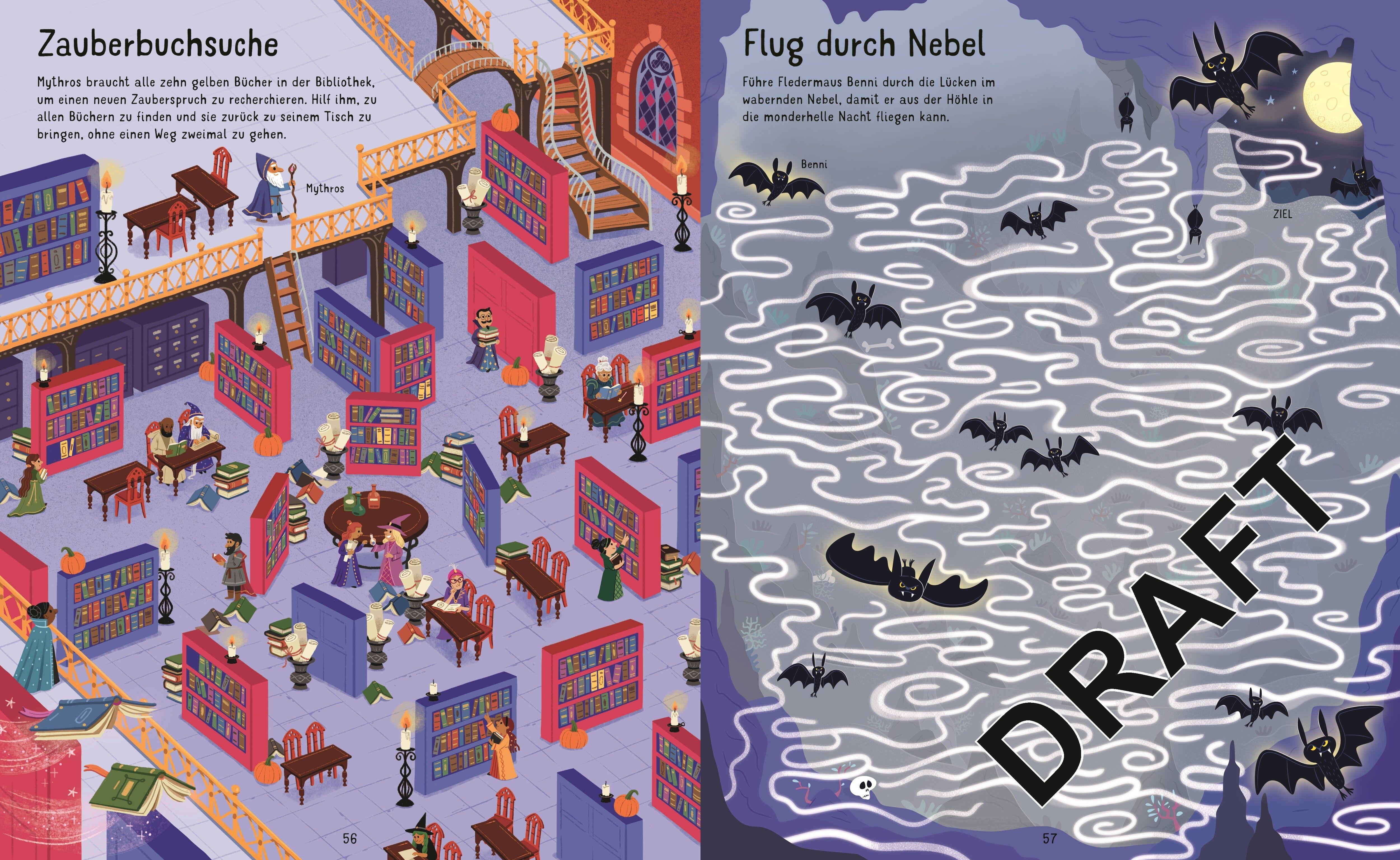 Beispielinhalt (Bild) Der große Grusel-Labyrinthe-Spaß