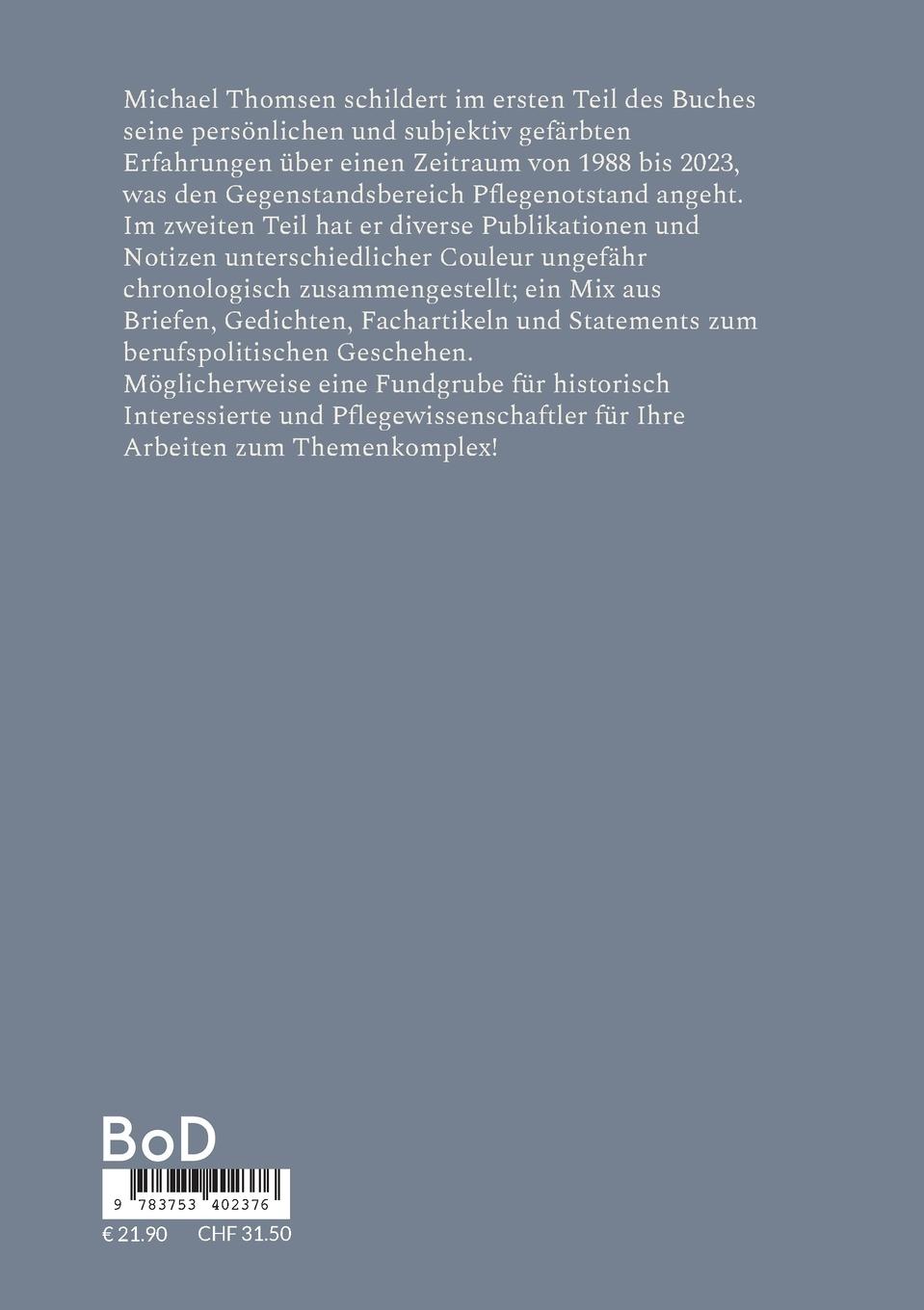 Rückseitencover Pflege-Notstand