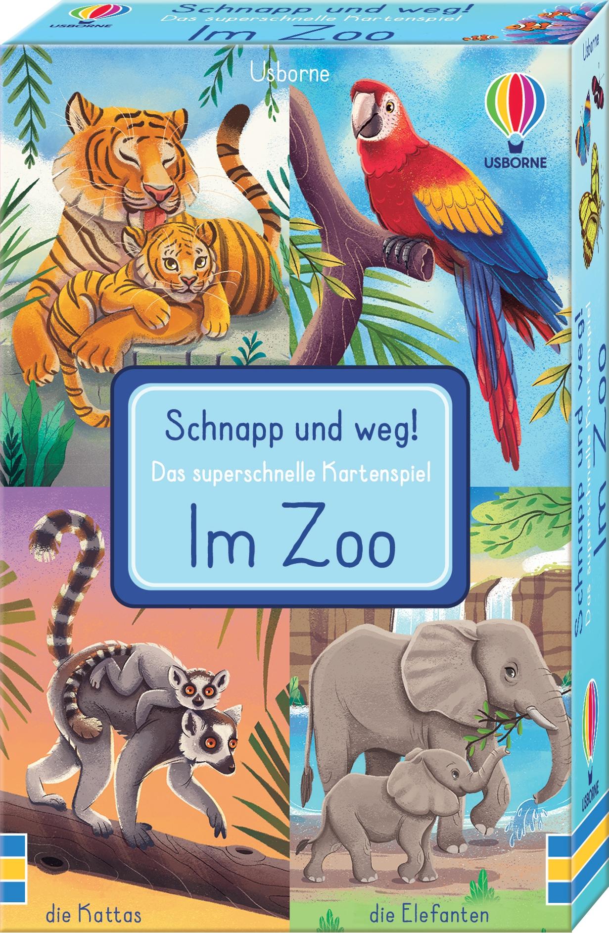 Vorderes Coverbild Schnapp und weg! Das superschnelle Kartenspiel: Im Zoo