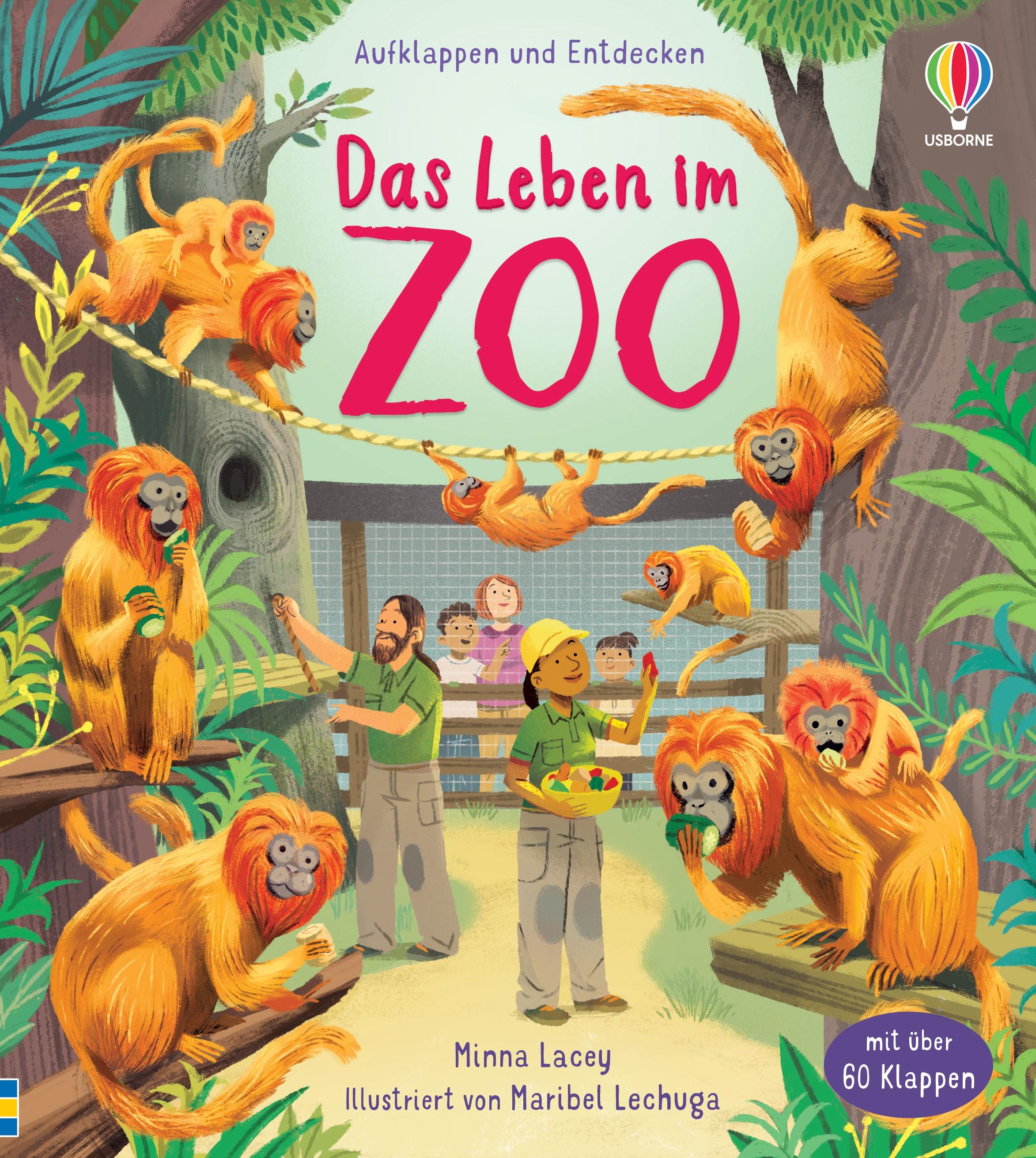 Vorderes Coverbild Aufklappen und Entdecken: Das Leben im Zoo
