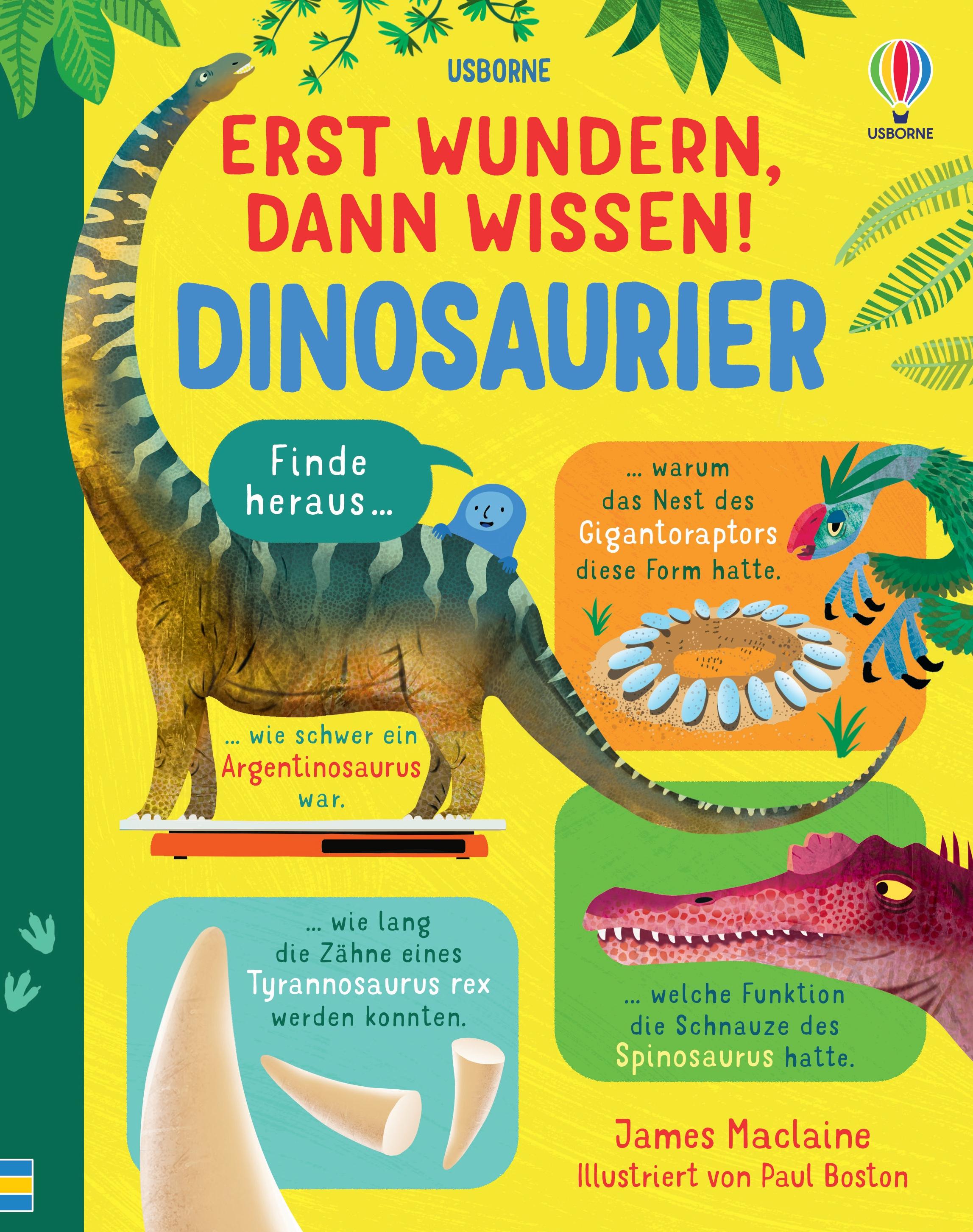 Vorderes Coverbild Erst wundern, dann wissen! Dinosaurier