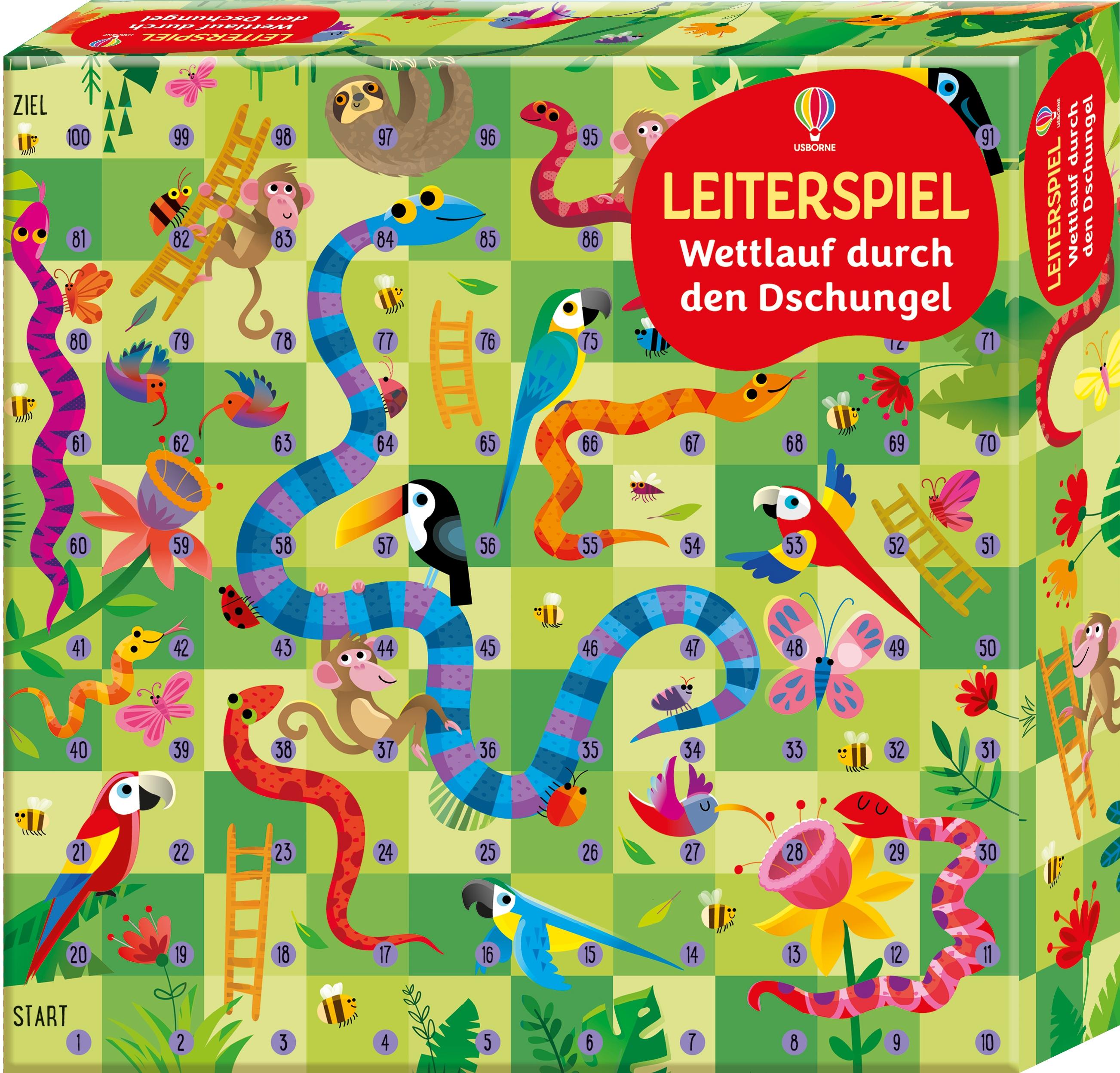 Vorderes Coverbild Leiterspiel: Wettlauf durch den Dschungel