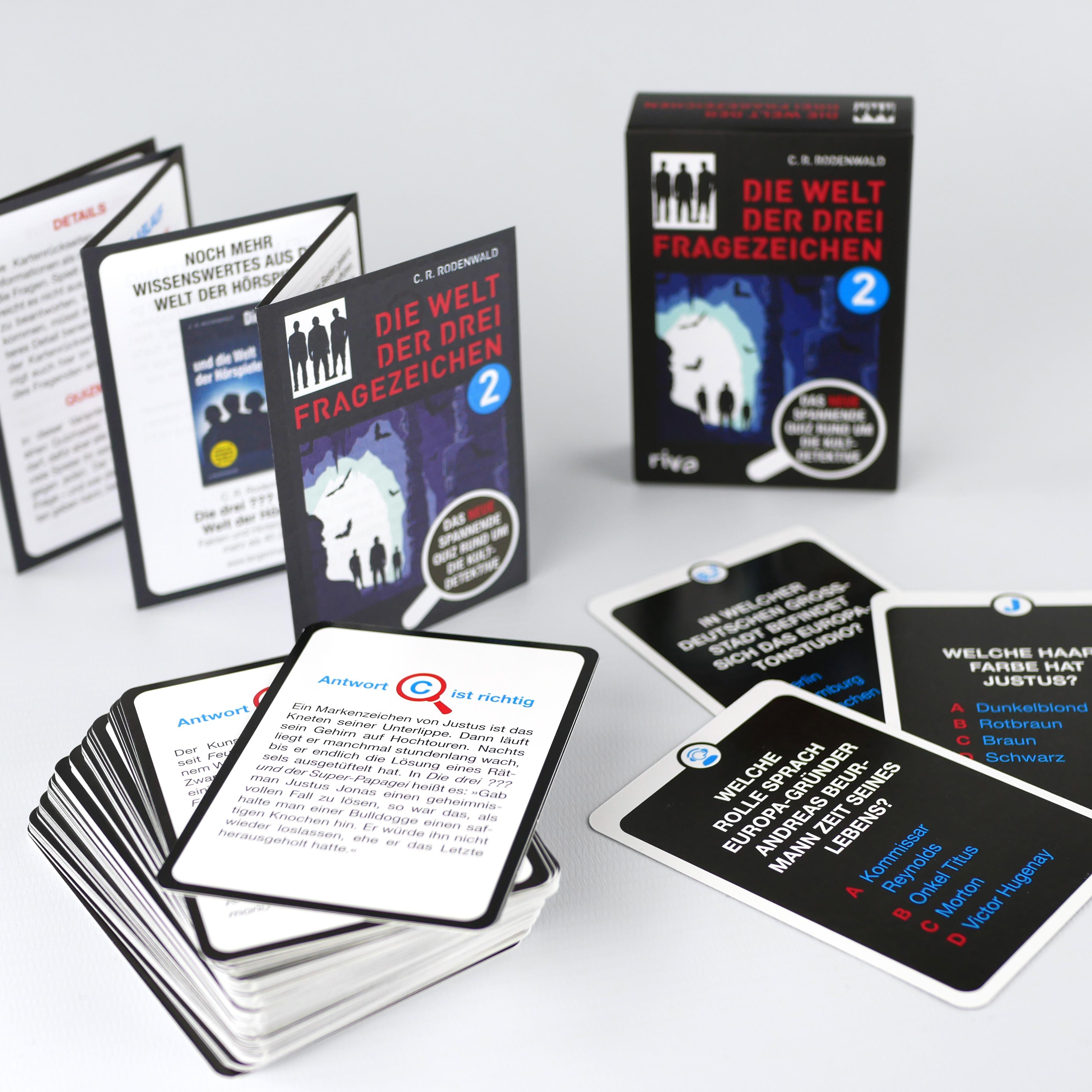 Beispielinhalt (Bild) Die Welt der drei Fragezeichen 2 - Das neue spannende Quiz rund um die Kultdetektive