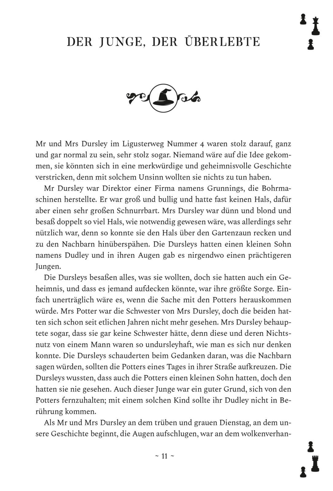 Beispielinhalt (Bild) Harry Potter - Gesamtausgabe (Harry Potter)