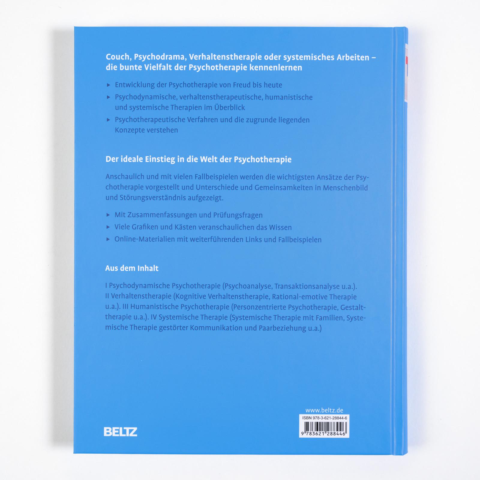 Rückseitencover Grundkonzepte der Psychotherapie