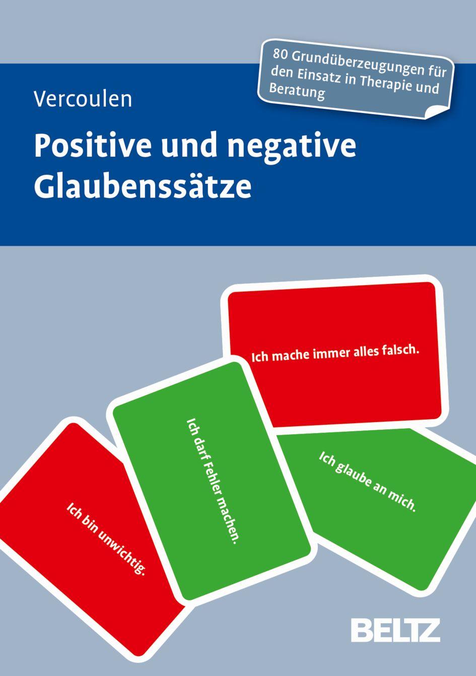 Vorderes Coverbild Positive und negative Glaubenssätze