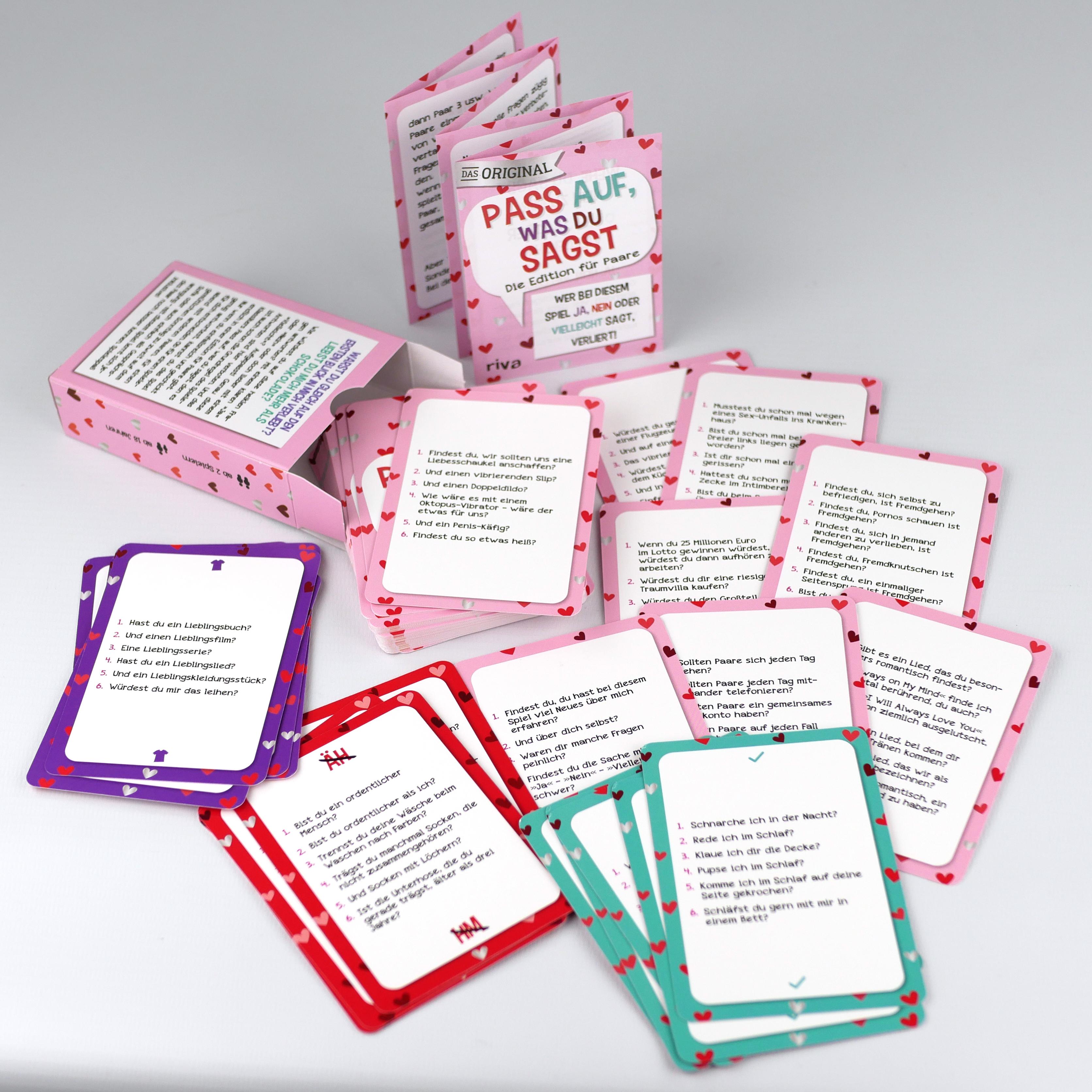 Beispielinhalt (Bild) Pass auf, was du sagst - Die Edition für Paare