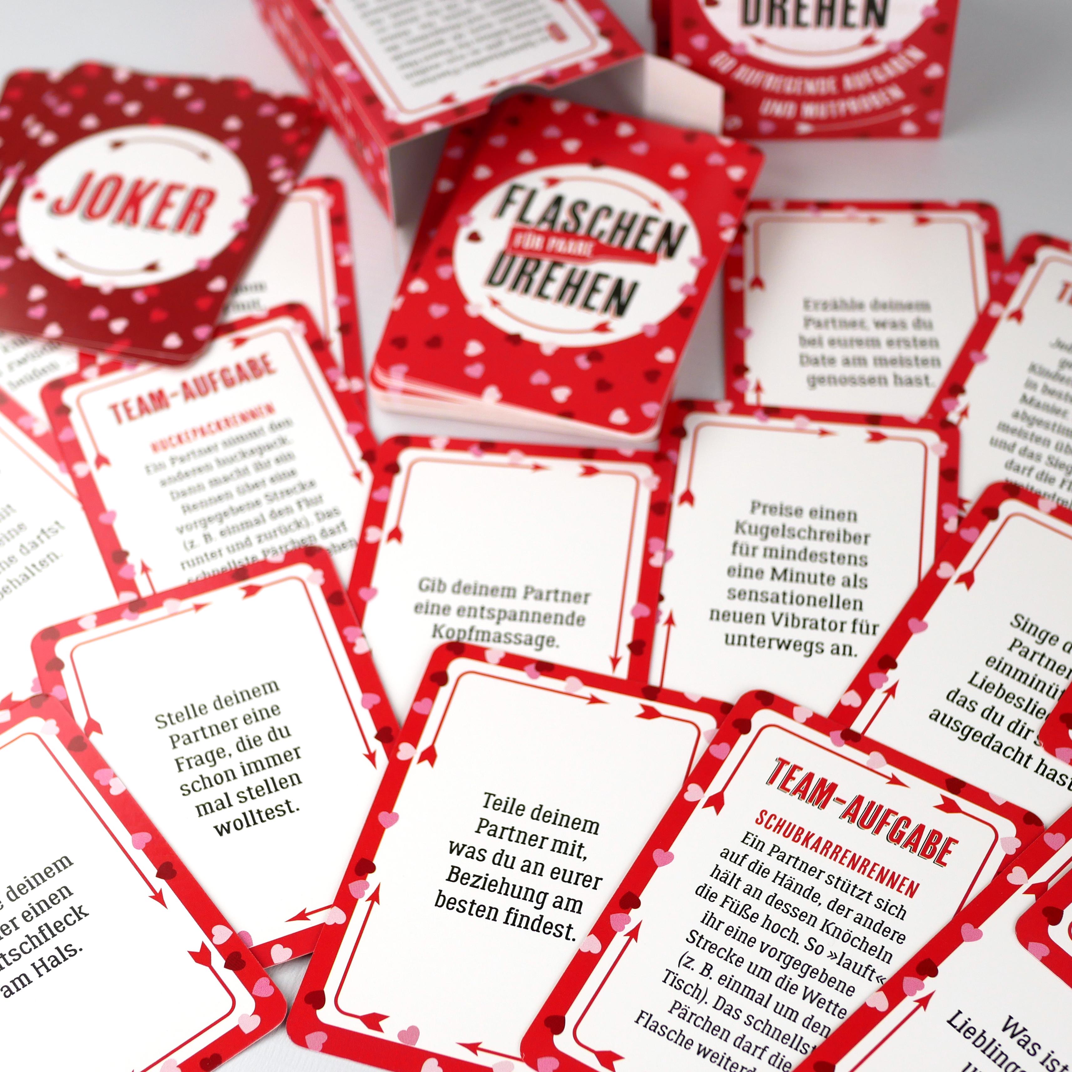 Beispielinhalt (Bild) Flaschendrehen für Paare