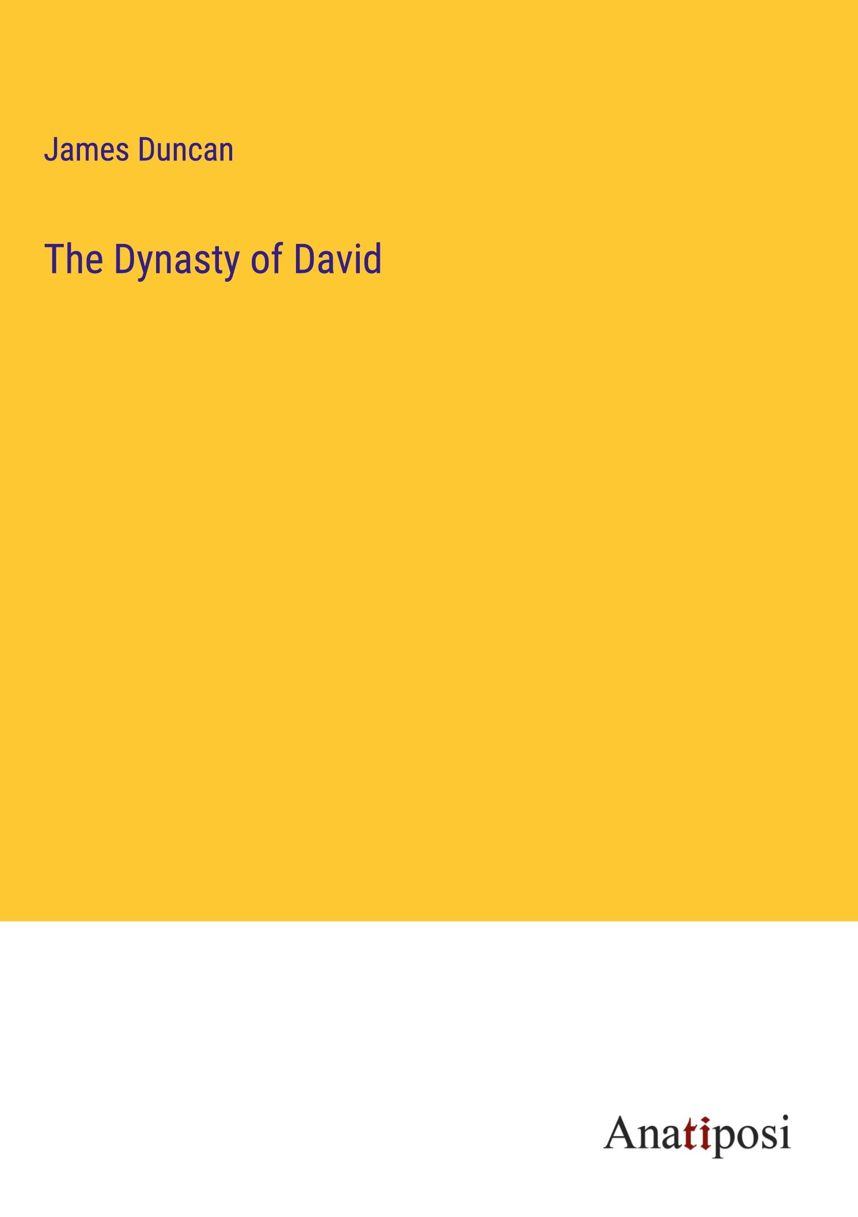 Vorderes Coverbild The Dynasty of David