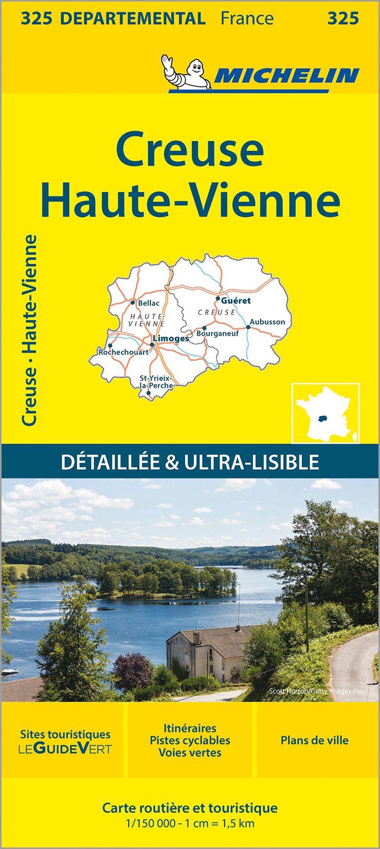 Vorderes Coverbild Michelin Creuse, Haute-Vienne (Limousin)