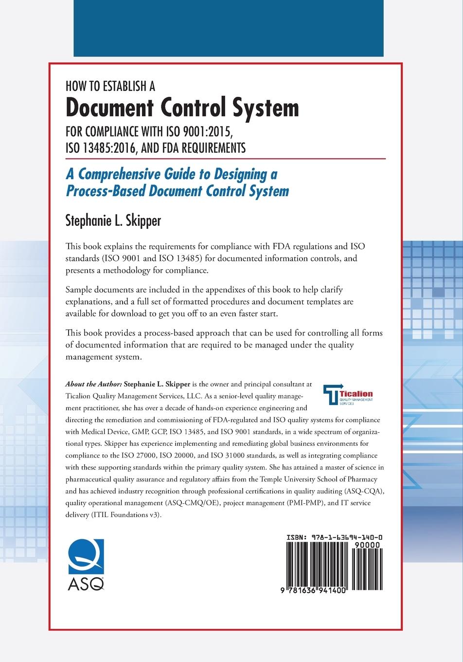 Rückseitencover How to Establish a Document Control System for Compliance with ISO 9001