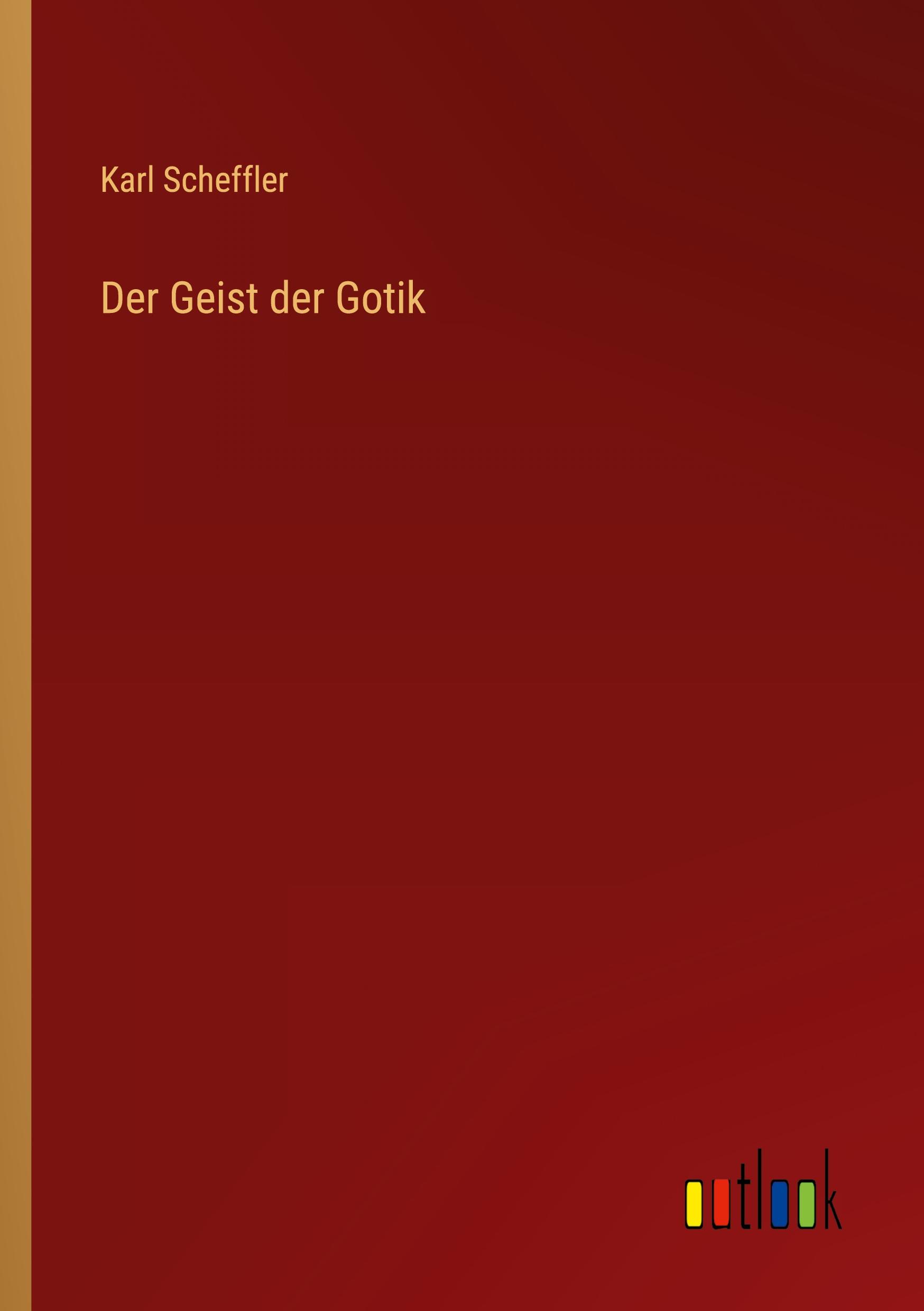 Vorderes Coverbild Der Geist der Gotik