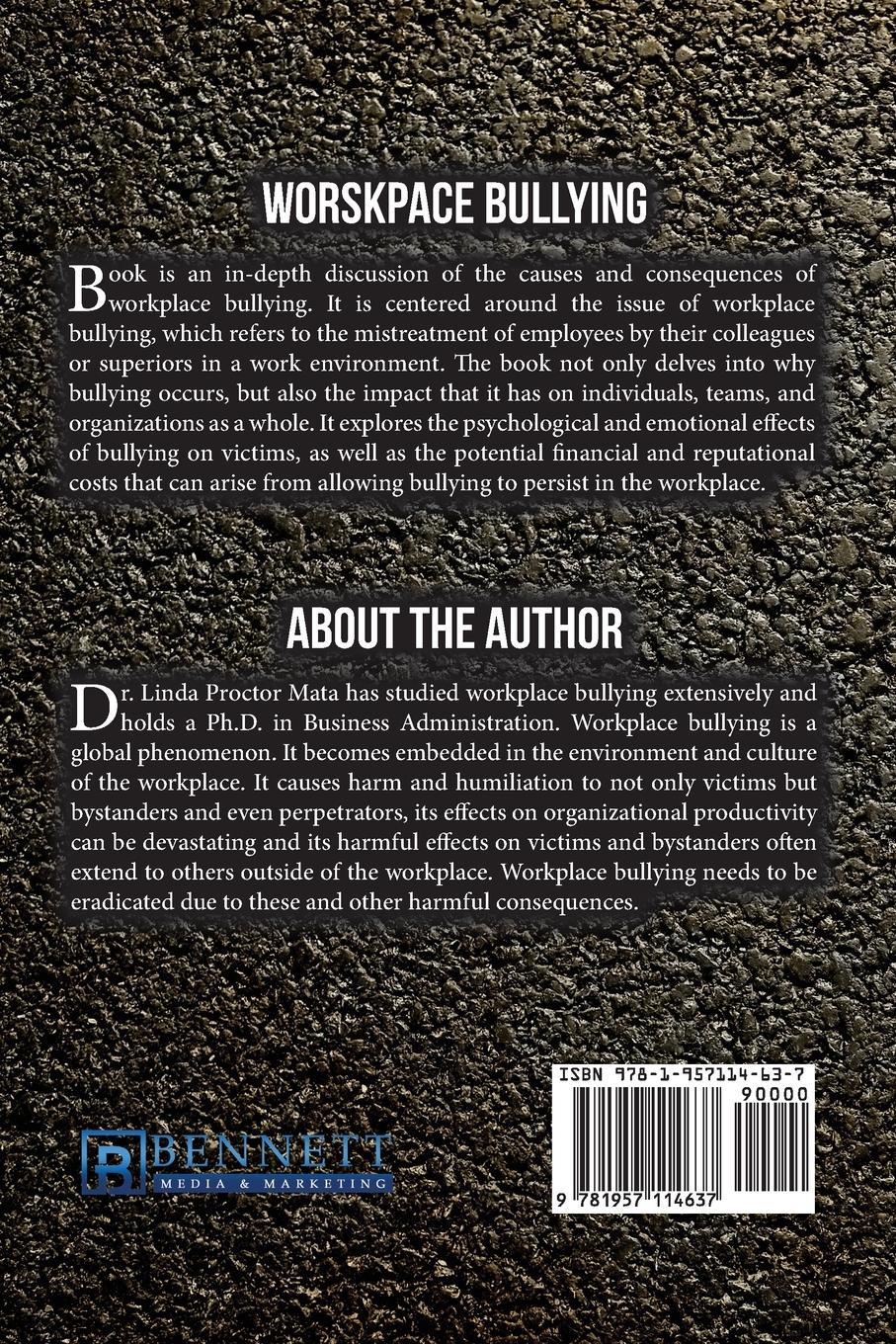 Rückseitencover Workplace Bullying