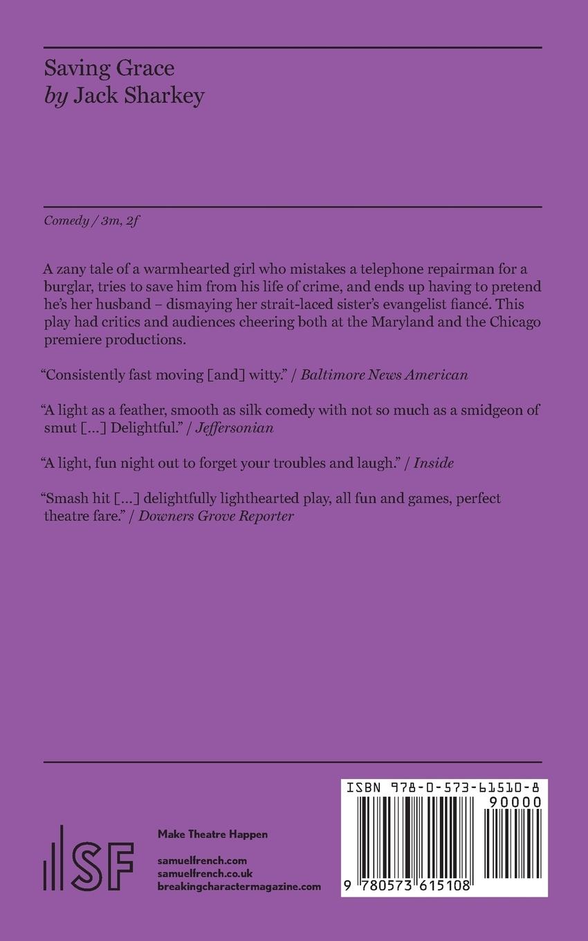 Rückseitencover Saving Grace