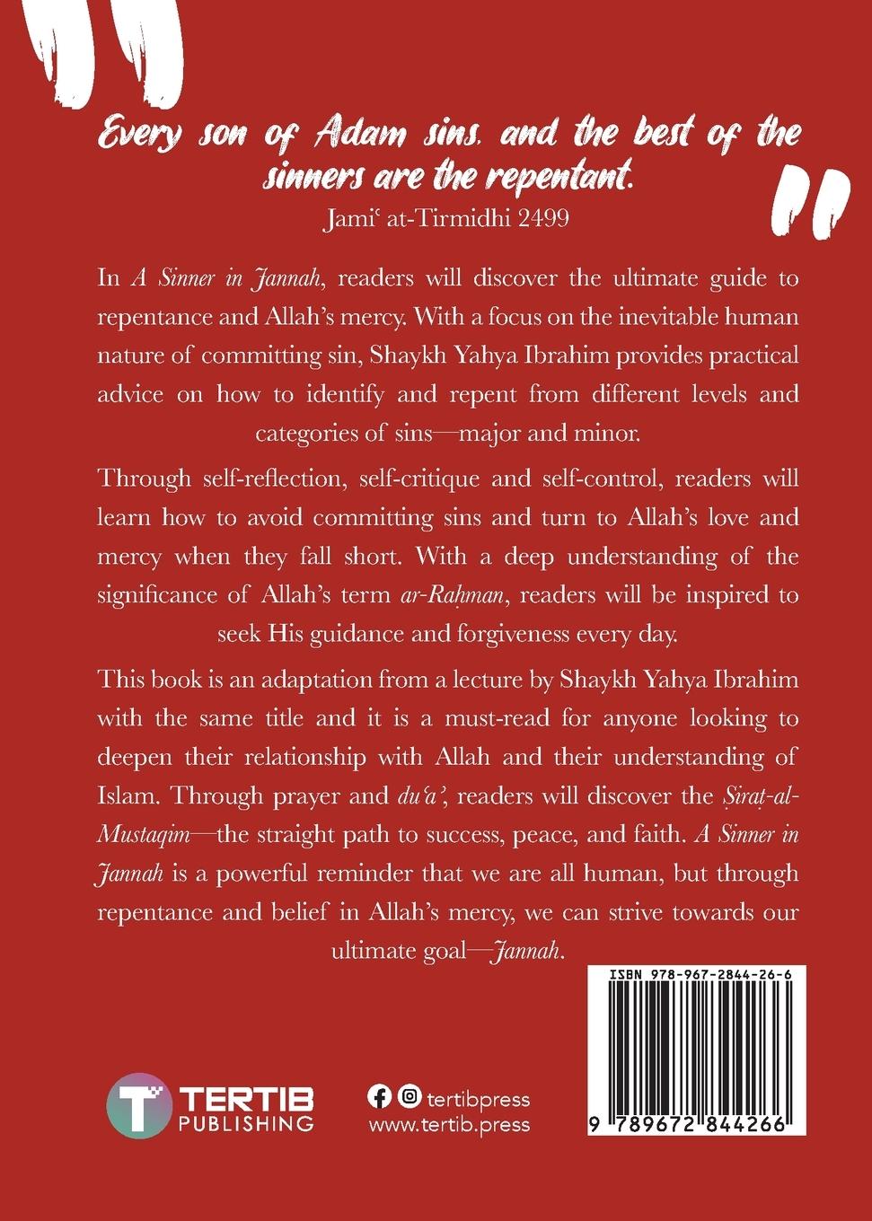 Rückseitencover A Sinner in Jannah