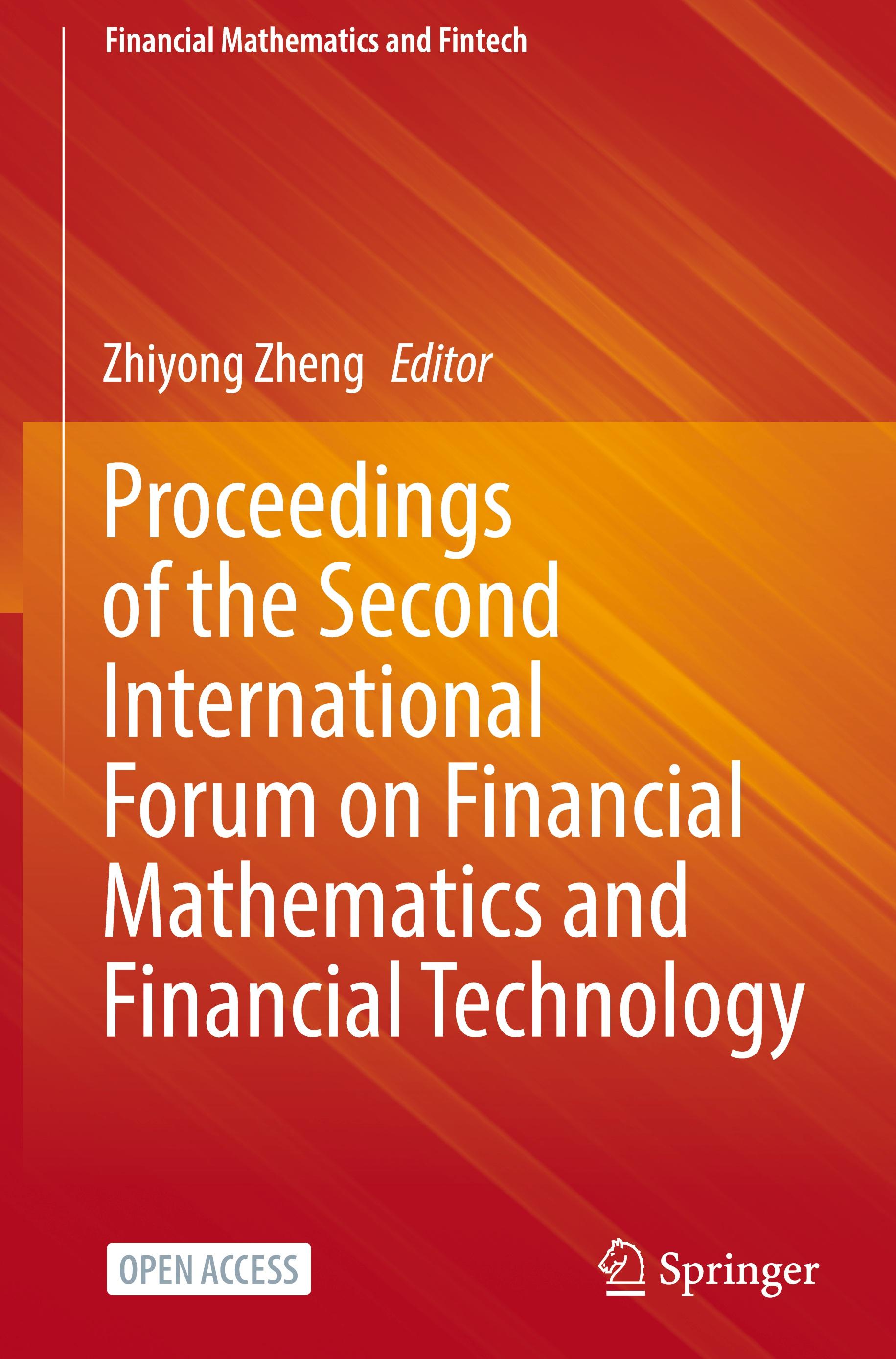 Vorderes Coverbild Proceedings of the Second International Forum on Financial Mathematics and Financial Technology