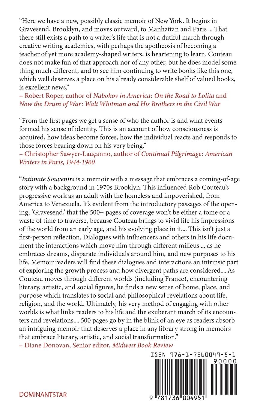 Rückseitencover Intimate Souvenirs