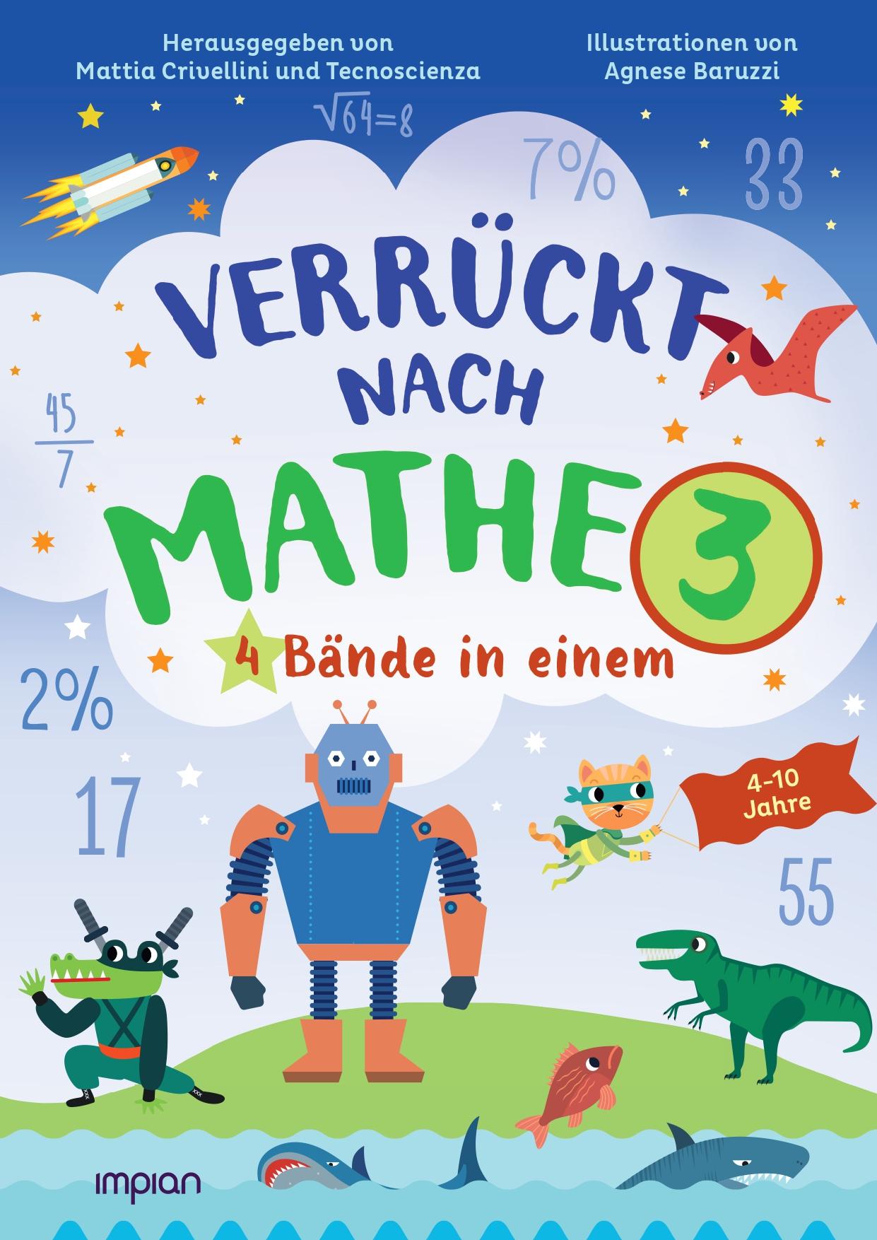 Vorderes Coverbild Verrückt nach Mathe 3