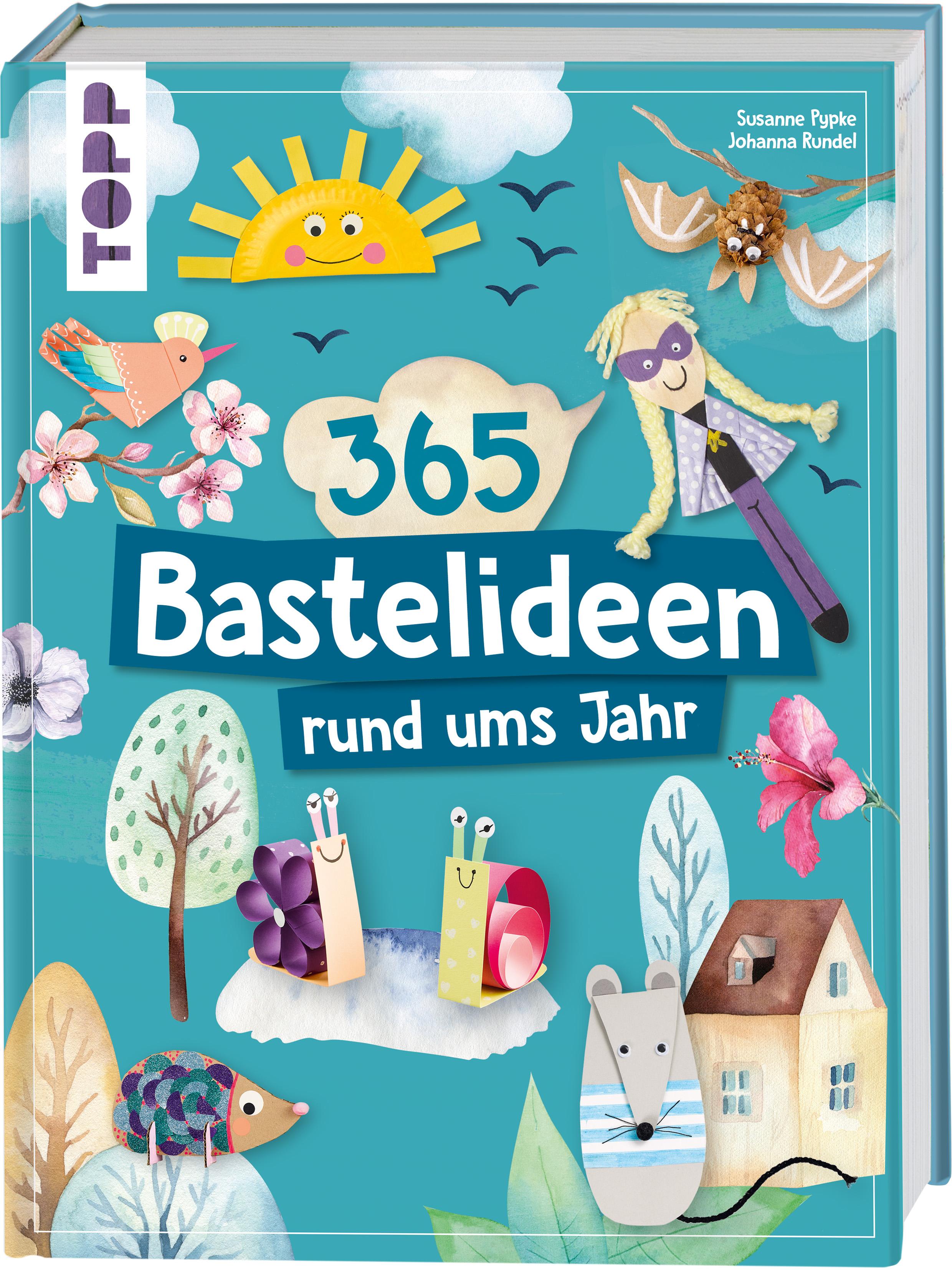 Vorderes Coverbild 365 Rund-ums-Jahr-Bastelideen
