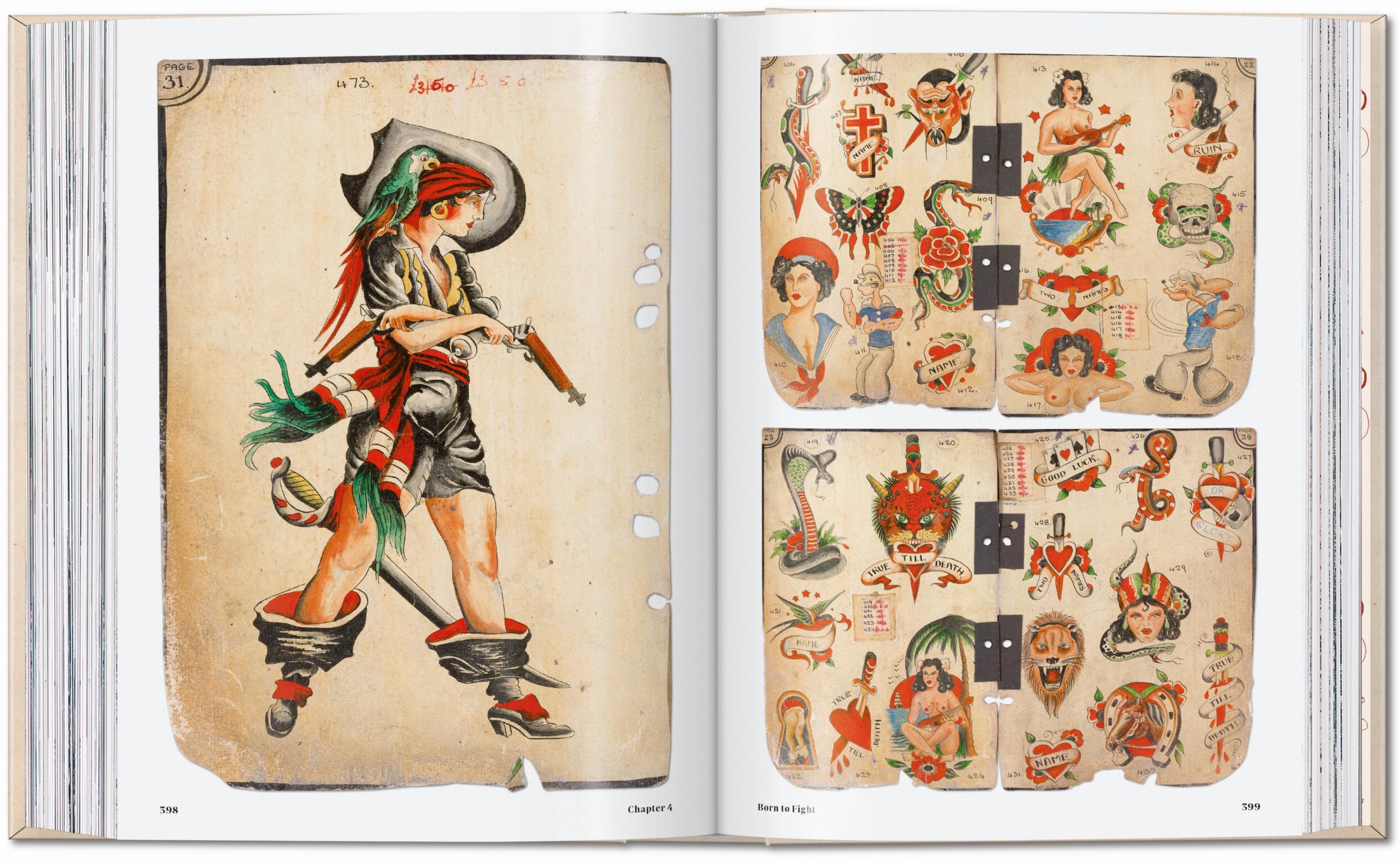 Beispielinhalt (Bild) TATTOO. 1730s-1970s. Henk Schiffmacher's Private Collection. 45th Ed.