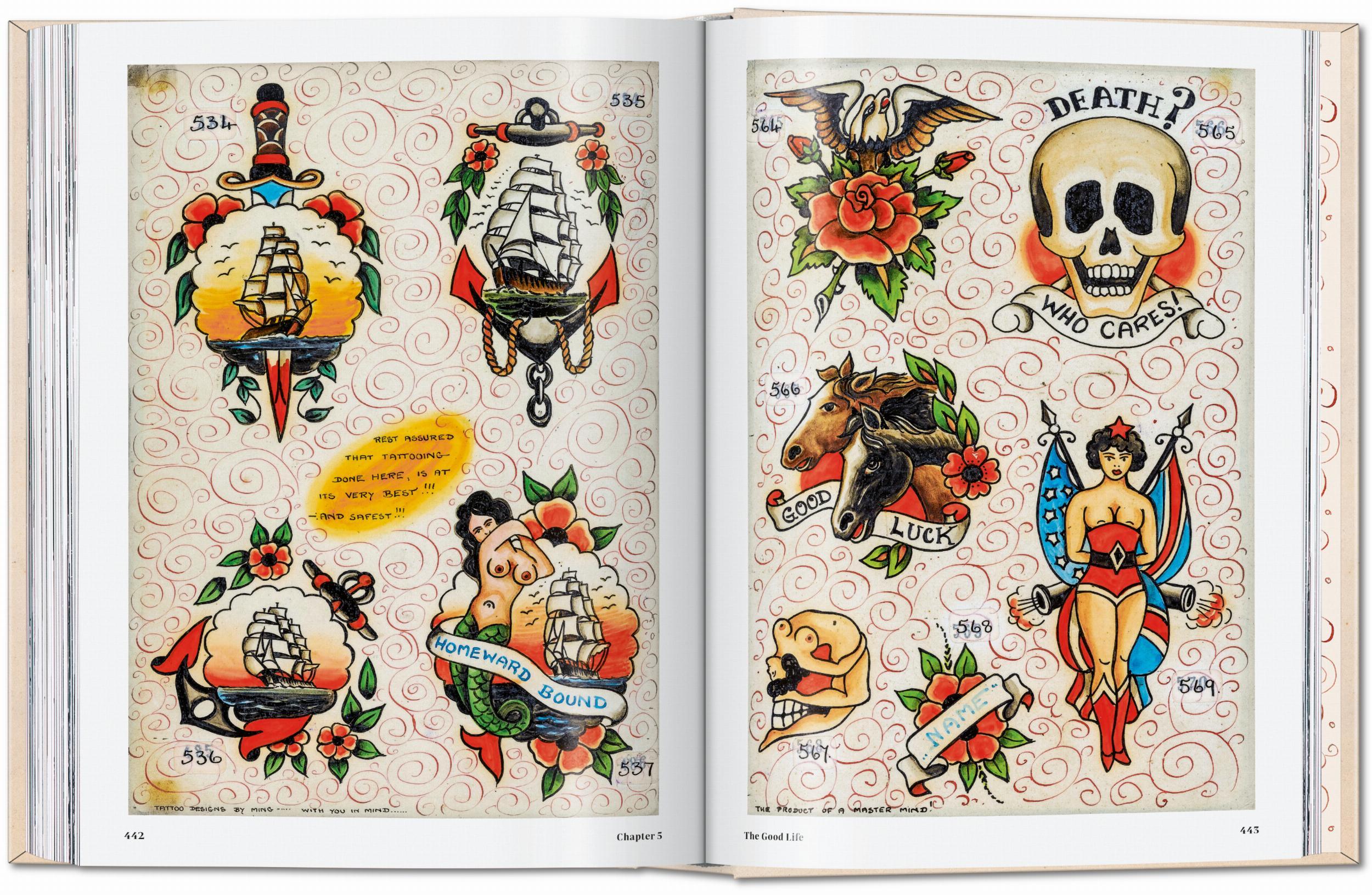Beispielinhalt (Bild) TATTOO. 1730s-1970s. Henk Schiffmacher's Private Collection. 45th Ed.