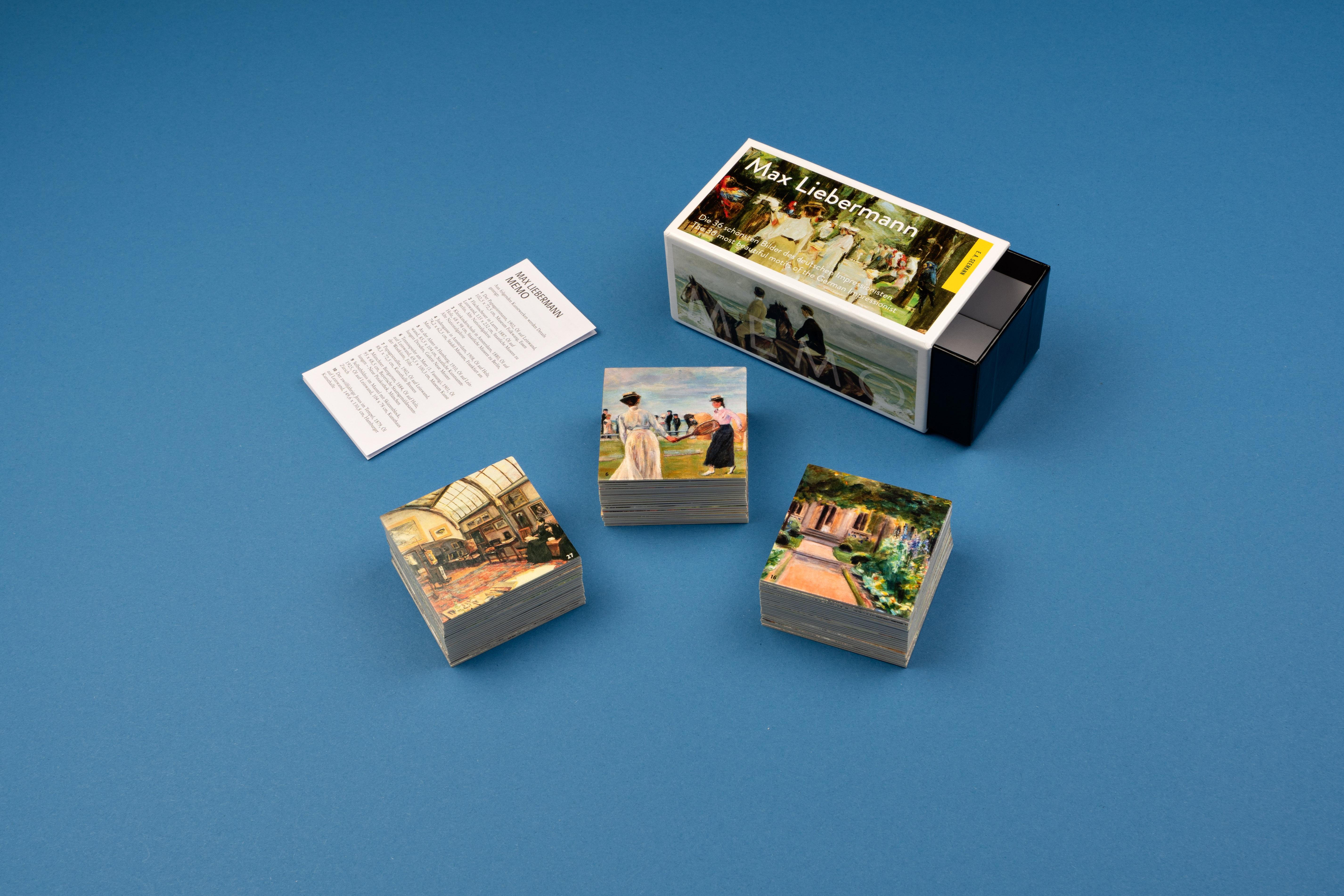 Beispielinhalt (Bild) Max Liebermann. Memo / Matching Game