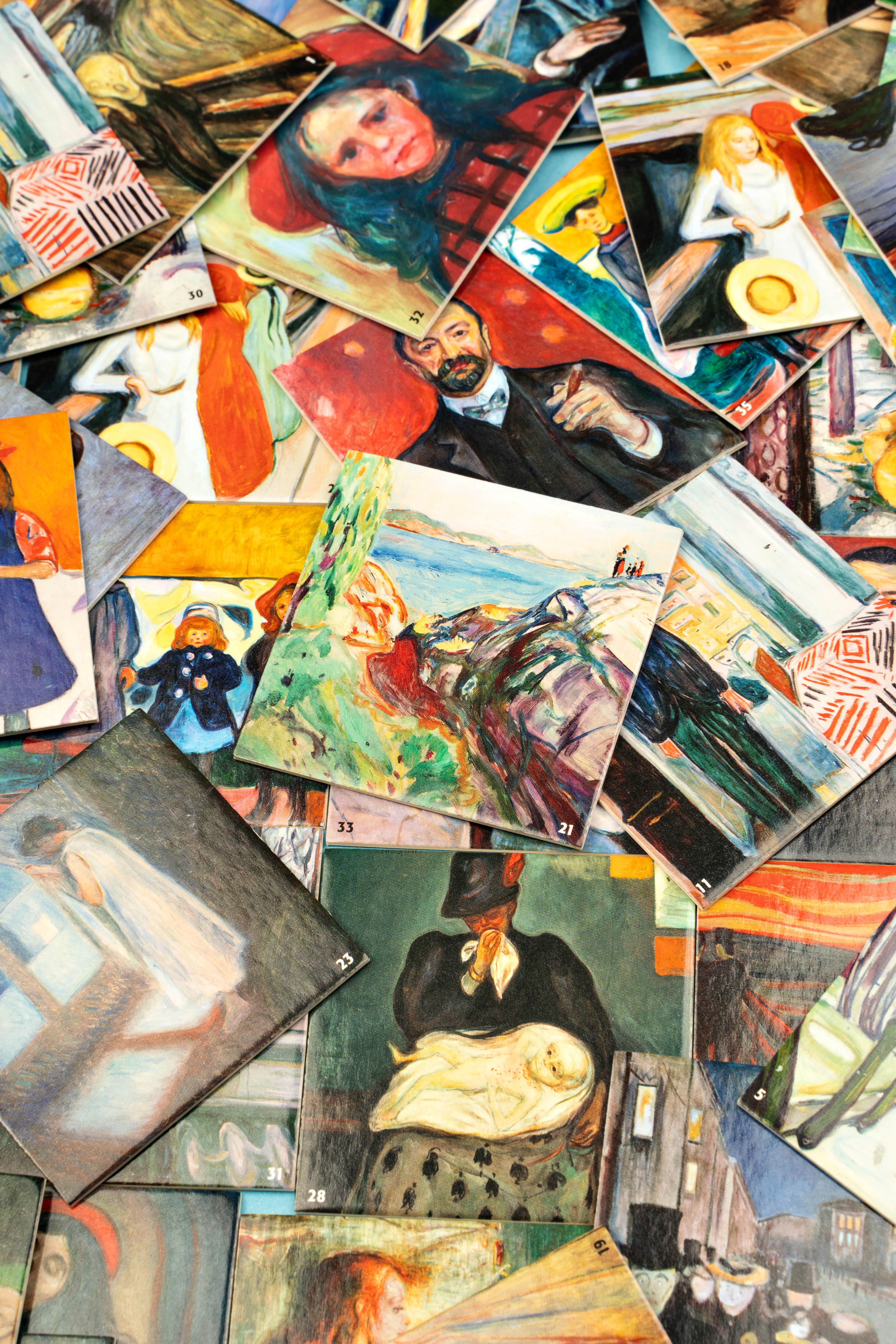 Beispielinhalt (Bild) Edvard Munch Memo / Matching Game