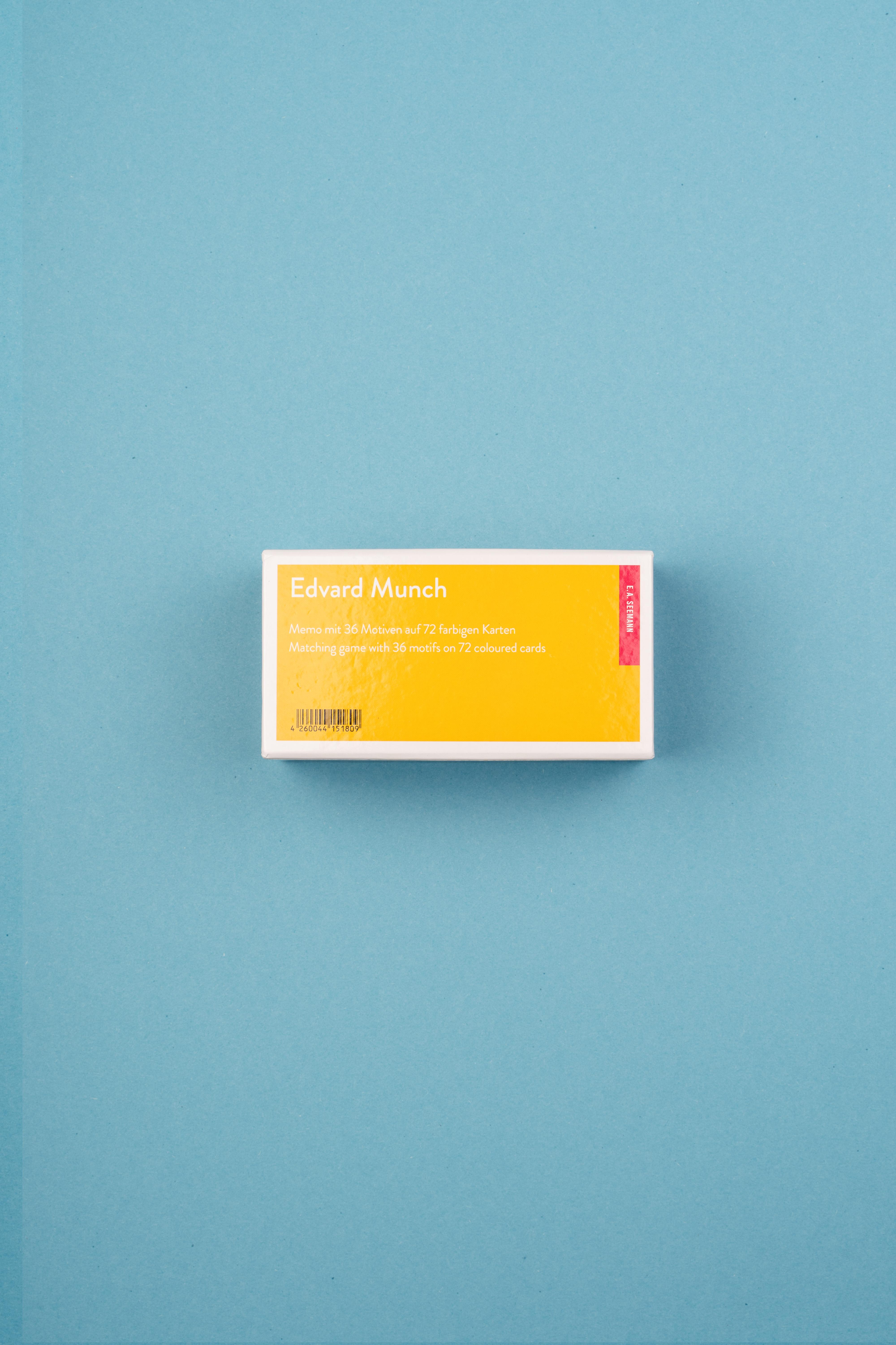Rückseitencover Edvard Munch Memo / Matching Game