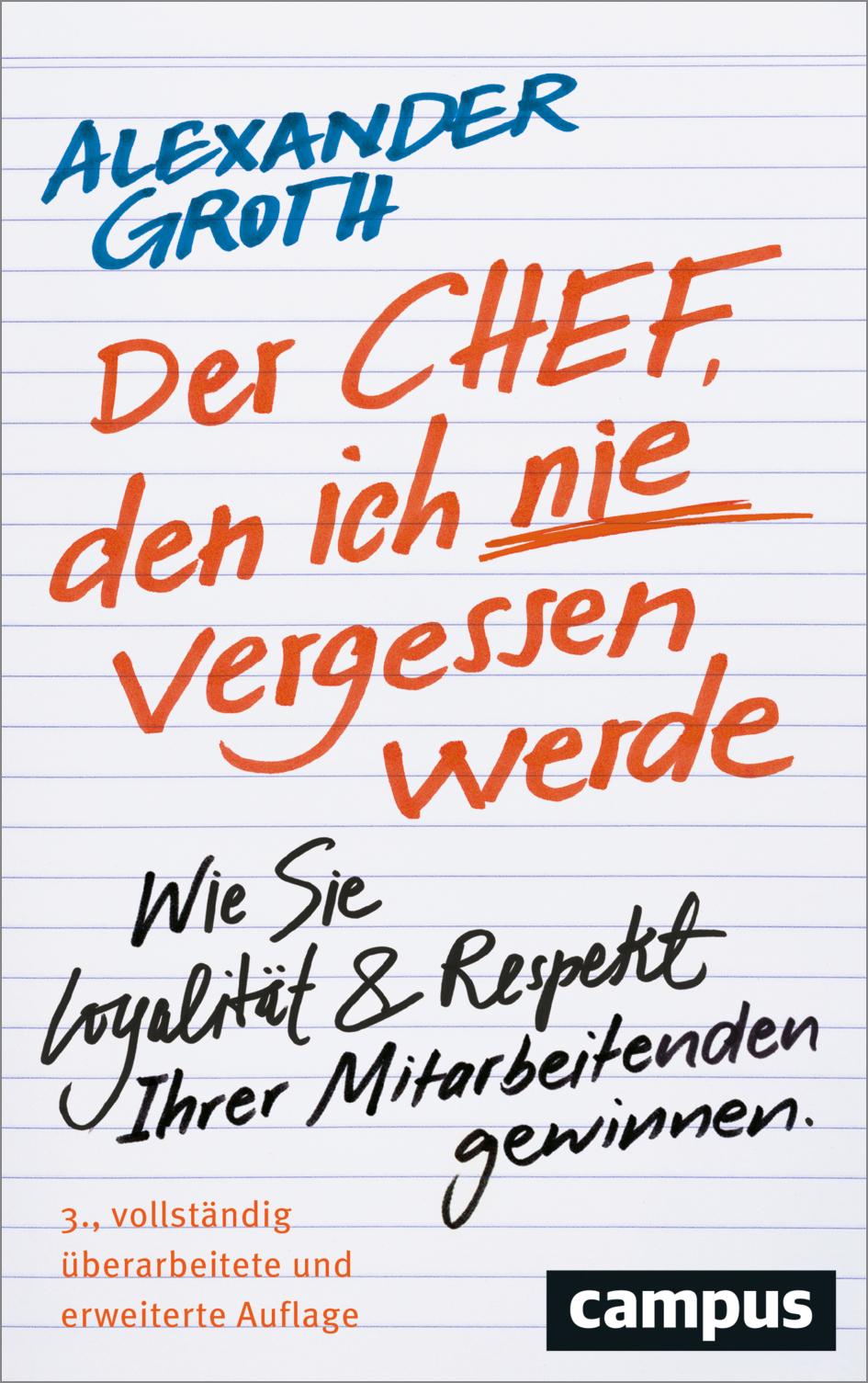 Vorderes Coverbild Der Chef, den ich nie vergessen werde