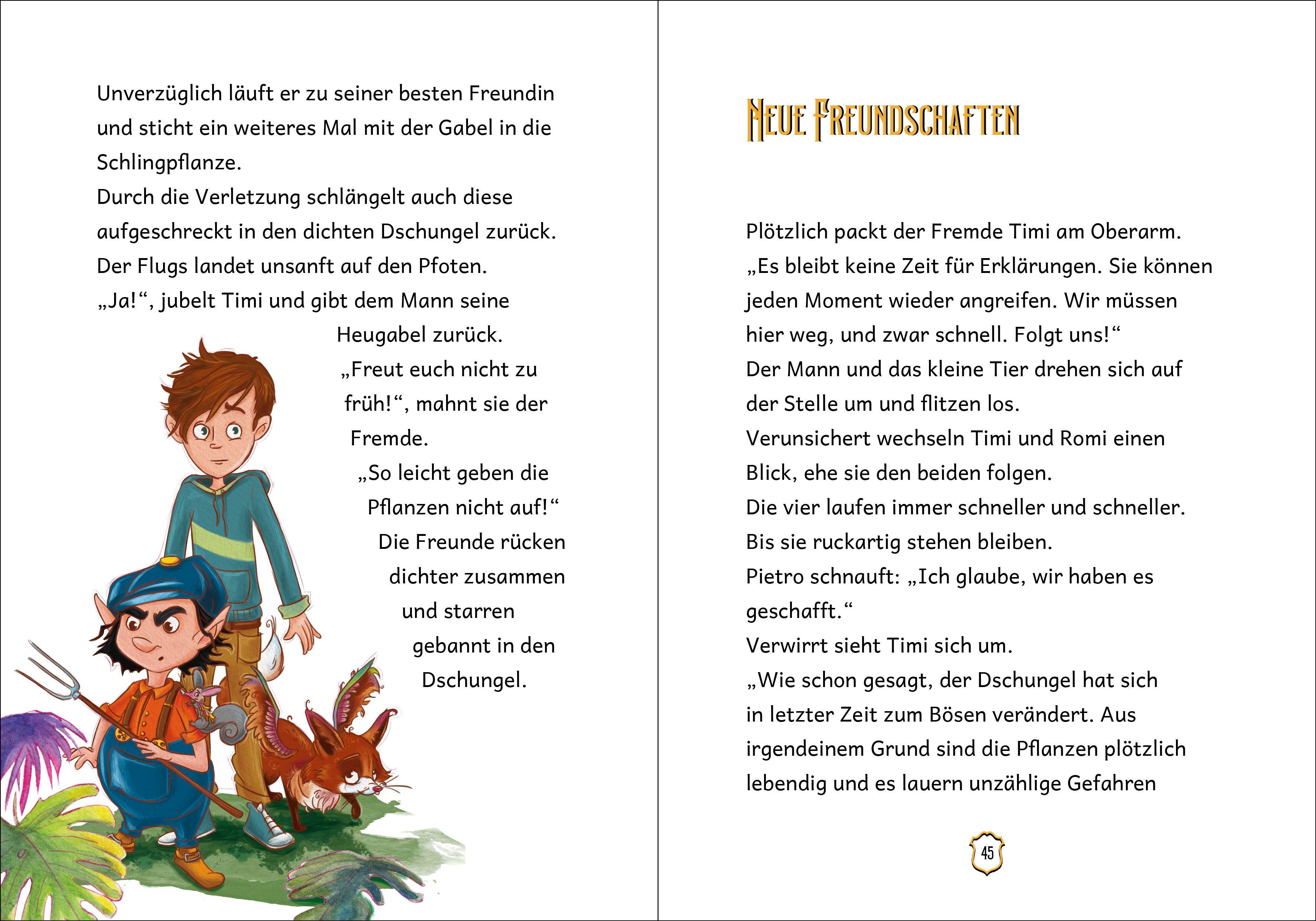 Beispielinhalt (Bild) Timi Travel und die Wurzel der Alraune