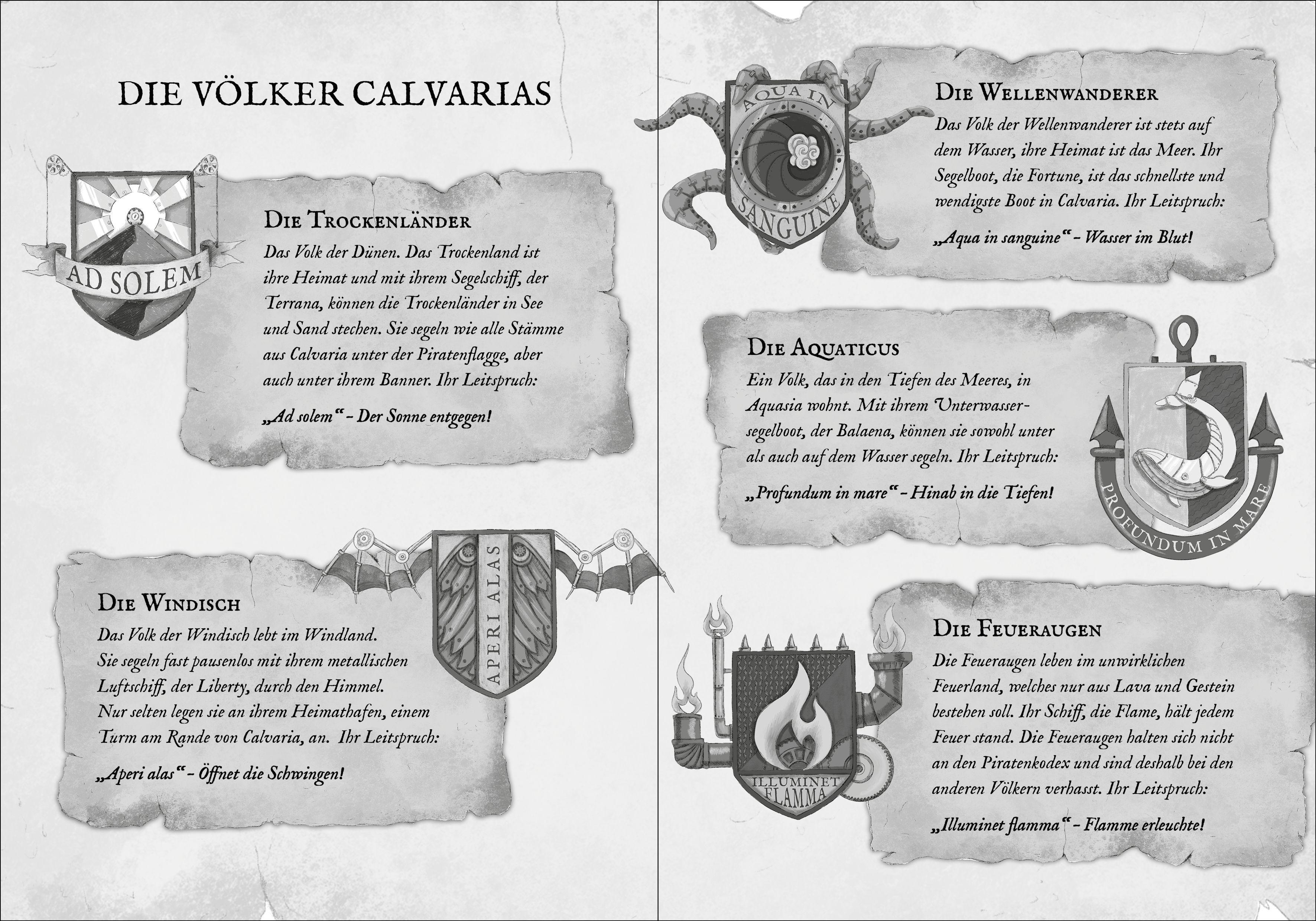 Beispielinhalt (Bild) Die Völker von Calvaria