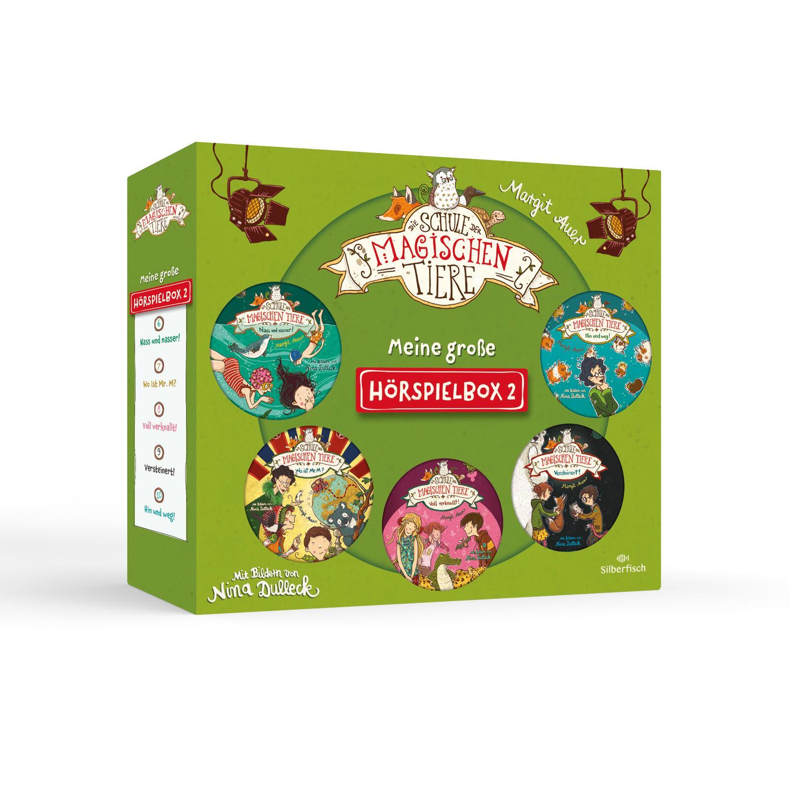Vorderes Coverbild Die Schule der magischen Tiere - Hörspiele: Meine große Hörspielbox 2