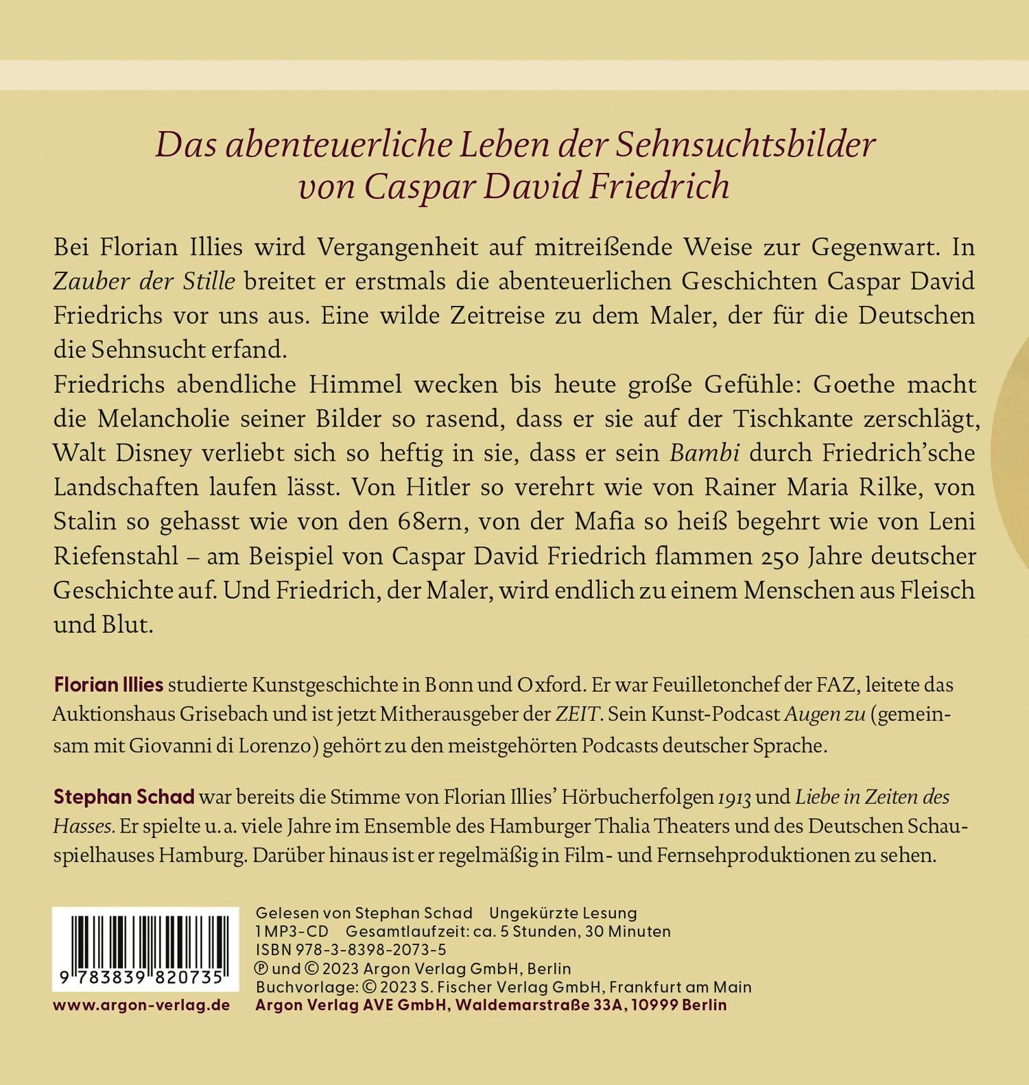Rückseitencover Zauber der Stille