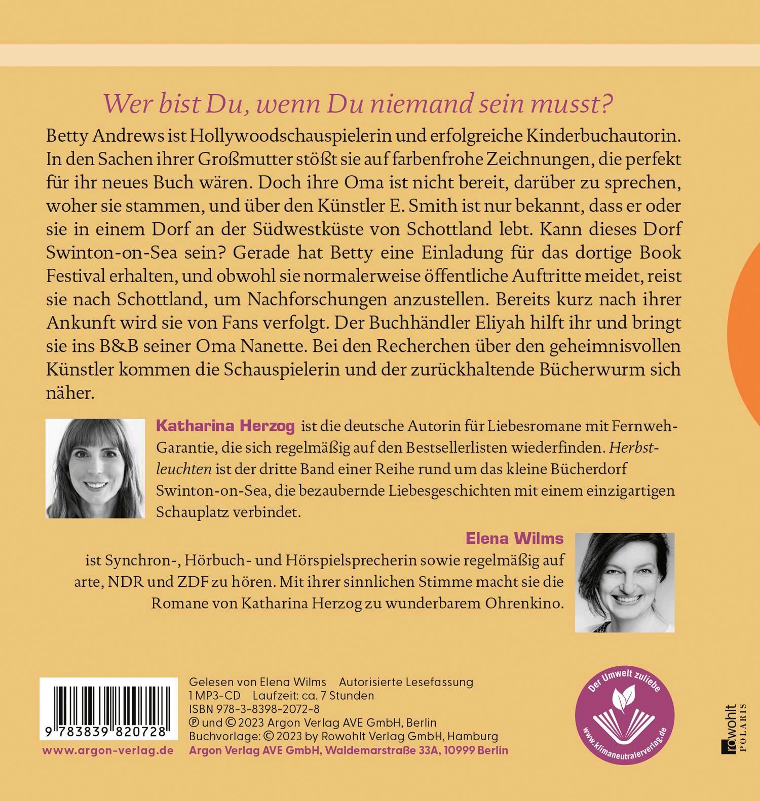 Rückseitencover Das kleine Bücherdorf: Herbstleuchten