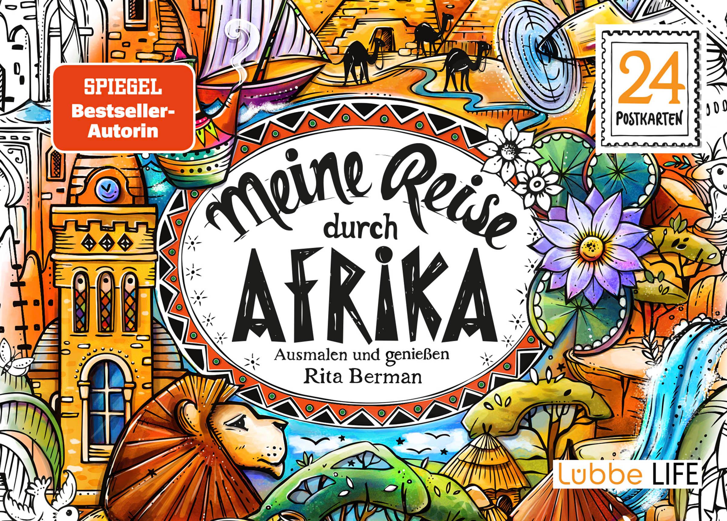 Vorderes Coverbild Meine Reise durch Afrika - 24 Postkarten