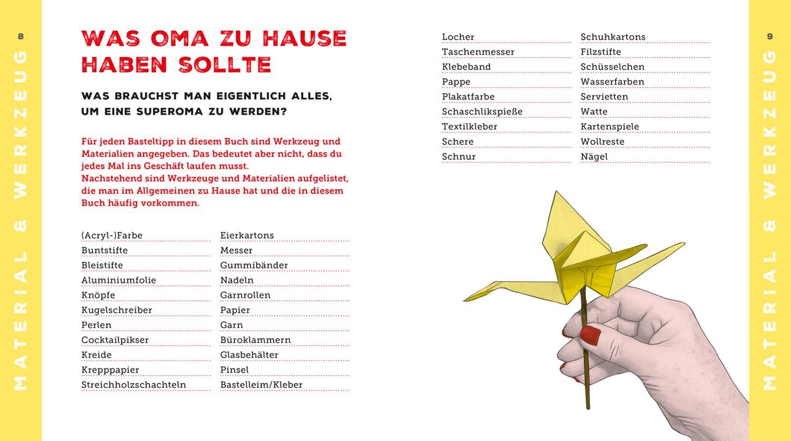 Beispielinhalt (Bild) Oma für Anfänger