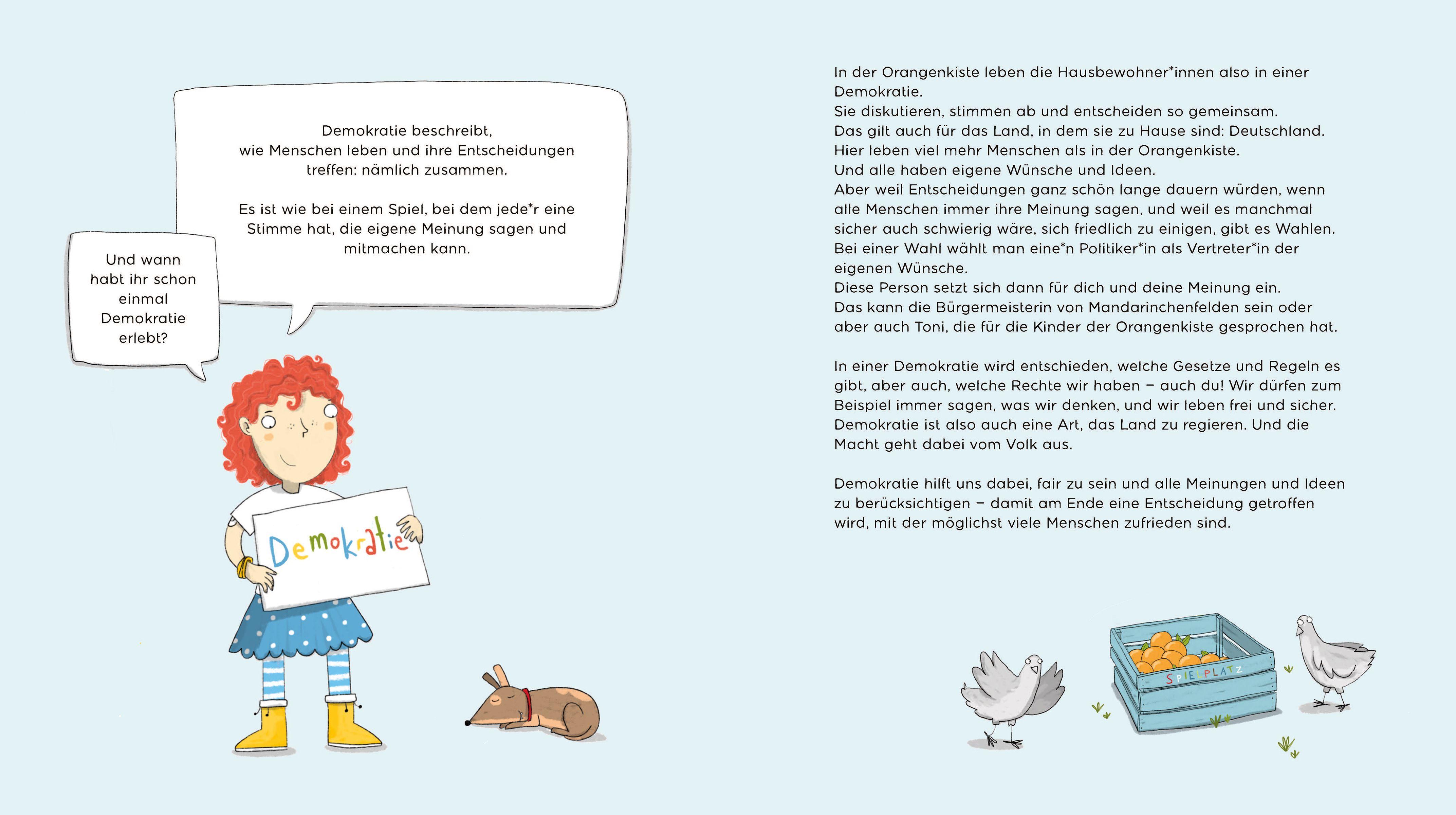 Beispielinhalt (Bild) Was ist eigentlich Demokratie?