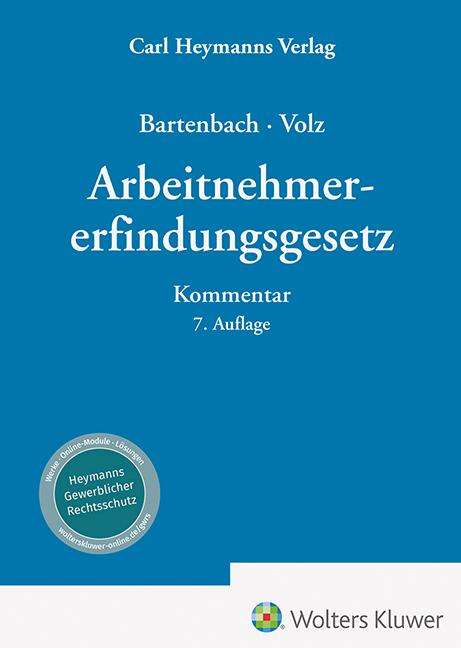 Vorderes Coverbild Arbeitnehmererfindungsgesetz
