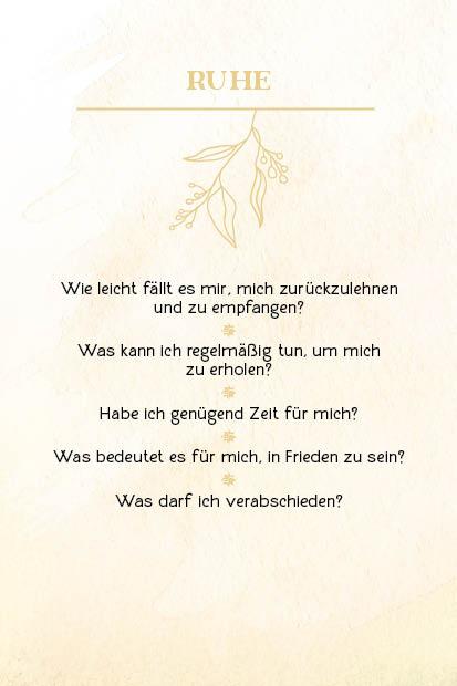 Beispielinhalt (Bild) Kartenbox: Rituale für die Seele - 64 Karten für spirituelle Kraft und Energie