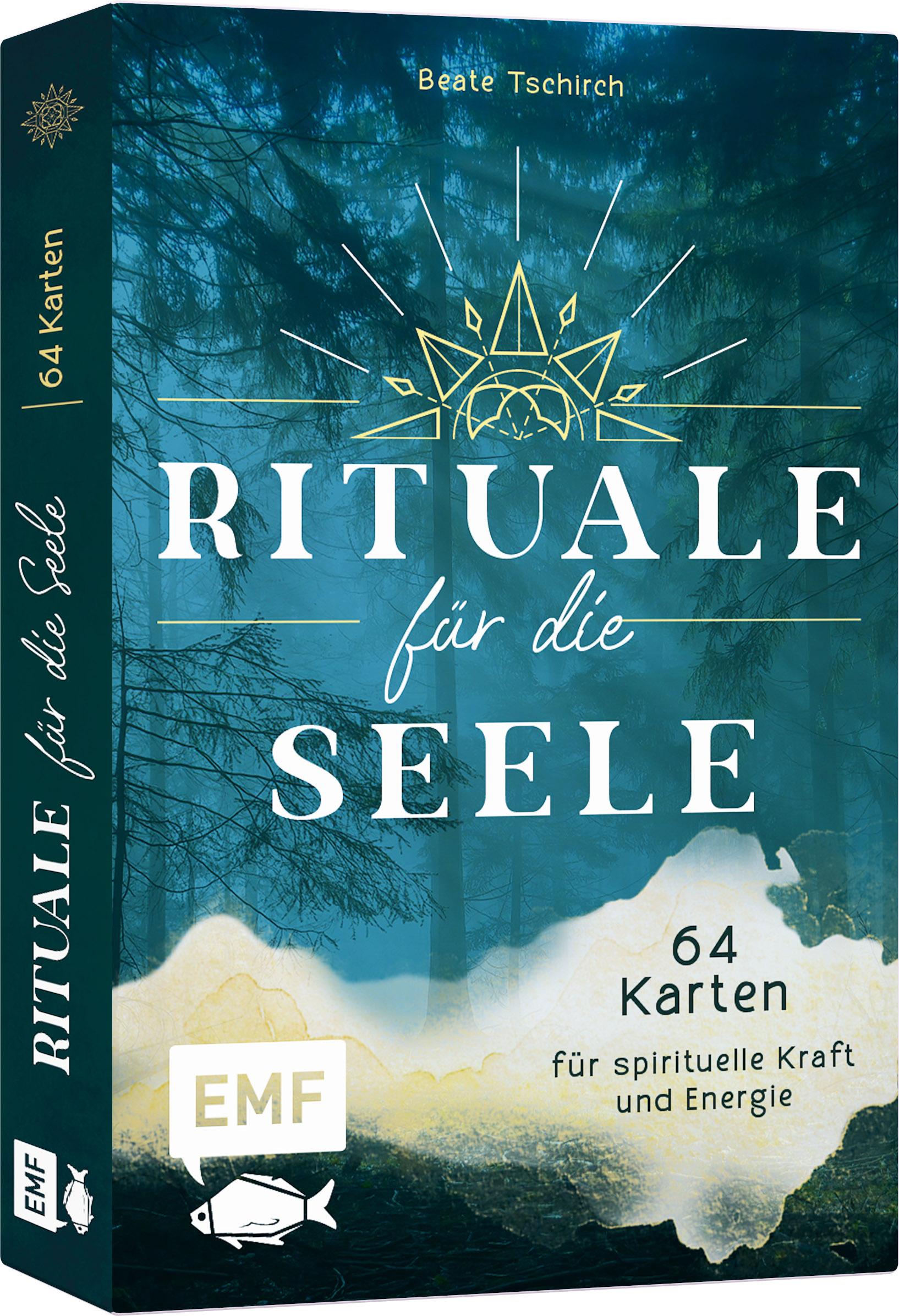 Vorderes Coverbild Kartenbox: Rituale für die Seele - 64 Karten für spirituelle Kraft und Energie