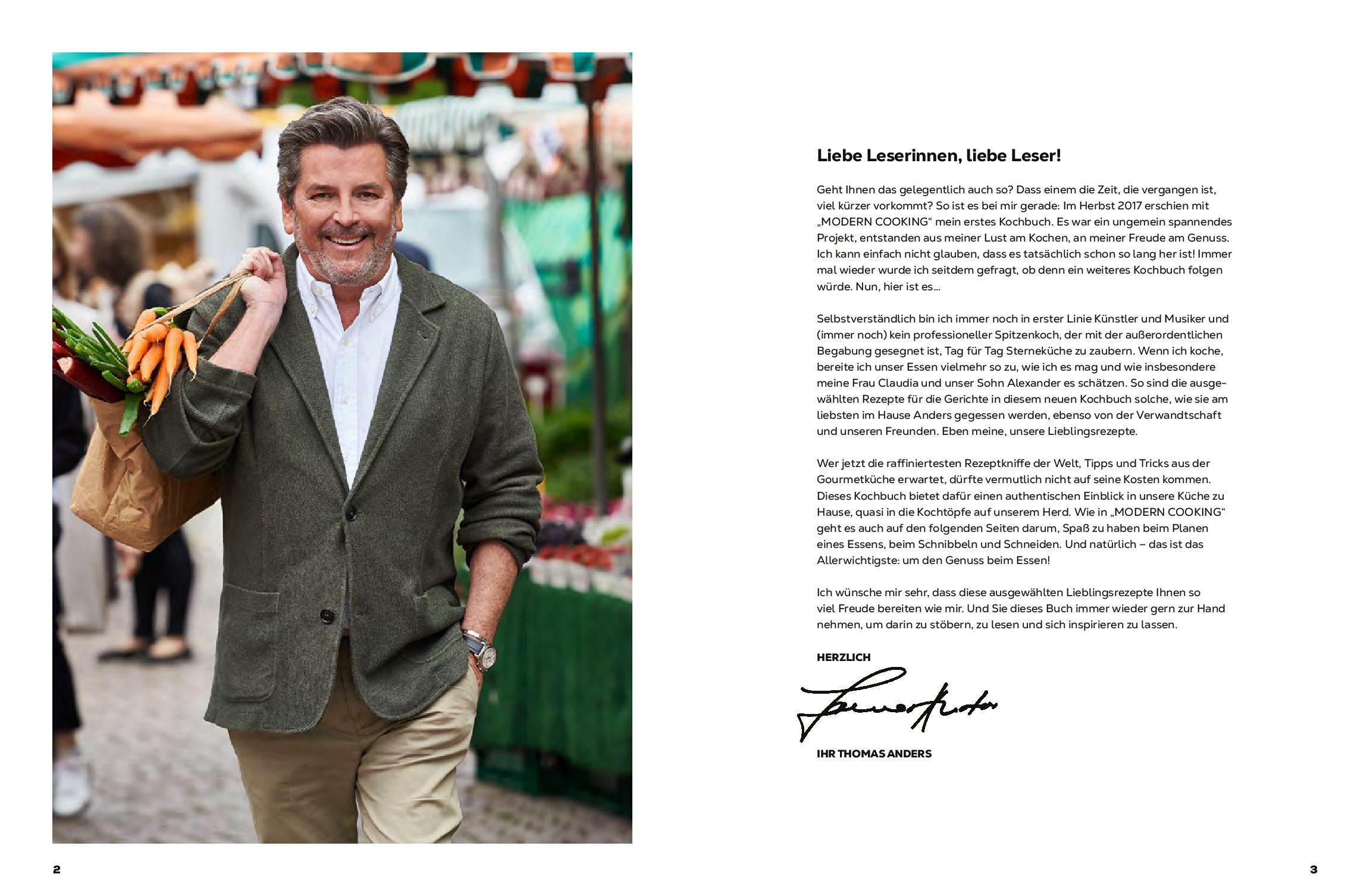 Beispielinhalt (Bild) Thomas Anders - Meine Lieblingsrezepte