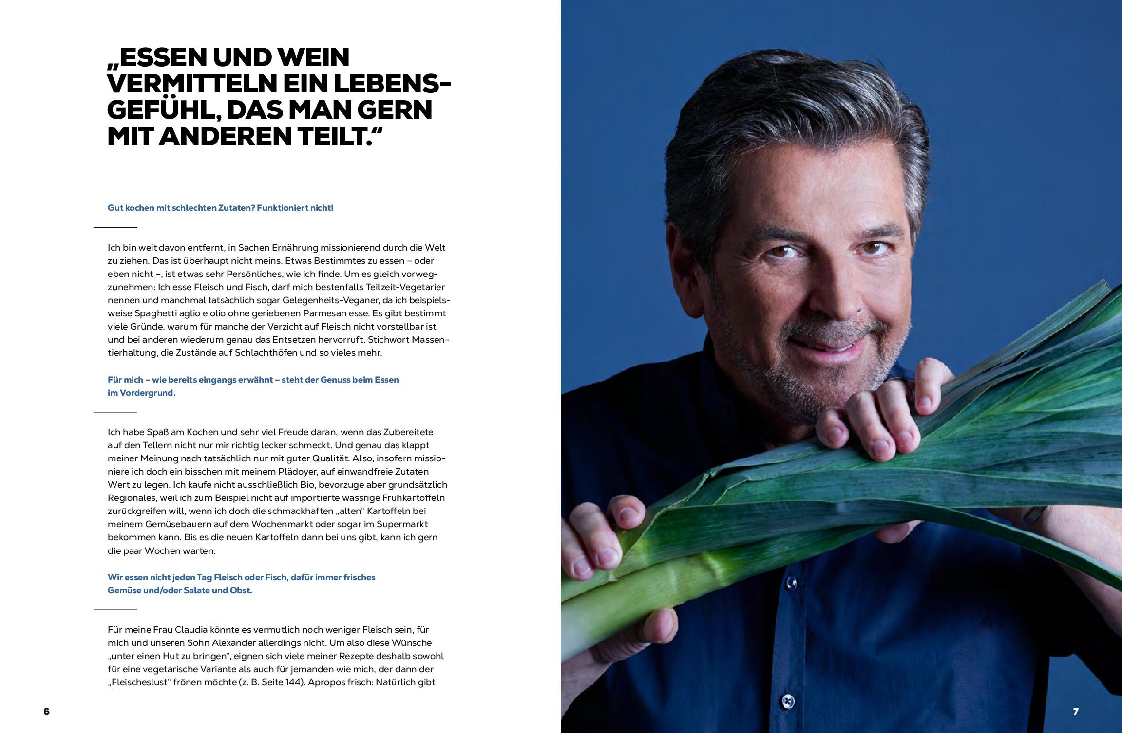 Beispielinhalt (Bild) Thomas Anders - Meine Lieblingsrezepte