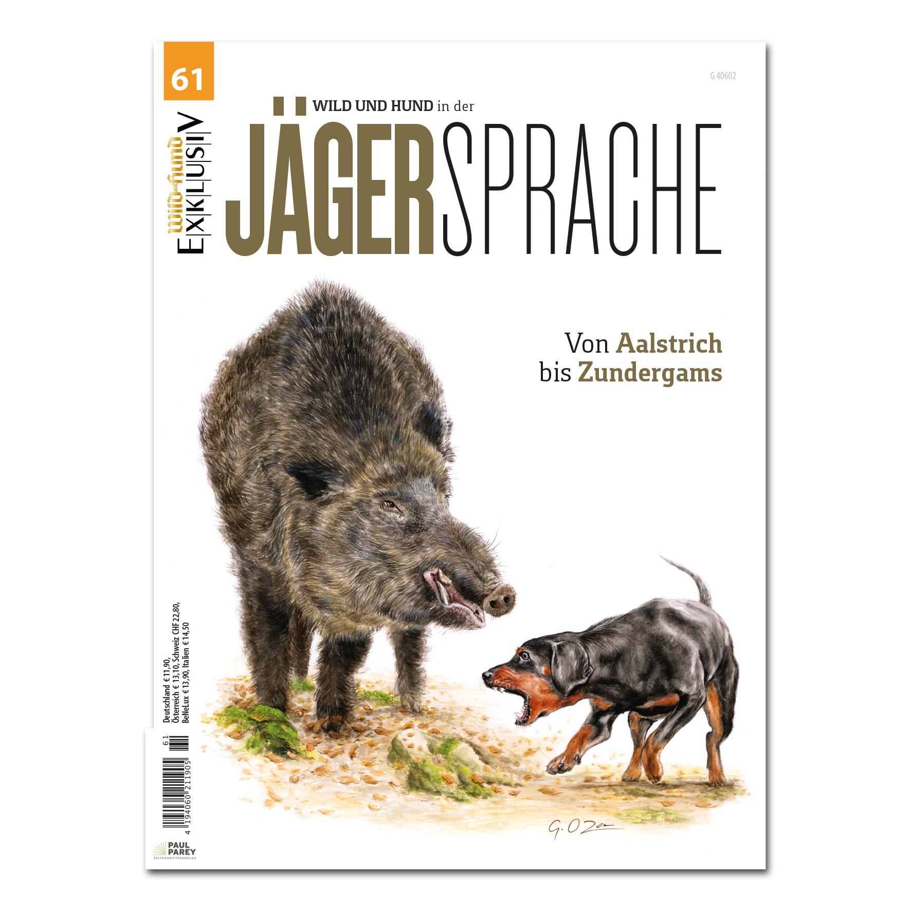 Vorderes Coverbild WILD UND HUND Exklusiv Nr. 61: Jägersprache