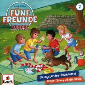 Vorderes Coverbild Fünf Freunde Junior 02: Die mysteriöse Flaschenpost / Unser Timmy ist der Beste