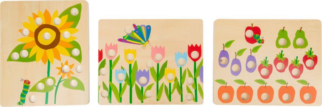 Beispielinhalt (Bild) Raupe Nimmersatt Farbenspiel