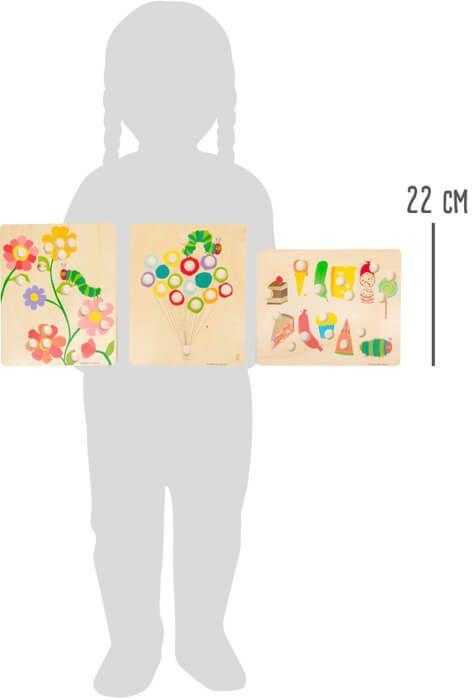 Beispielinhalt (Bild) Raupe Nimmersatt Farbenspiel